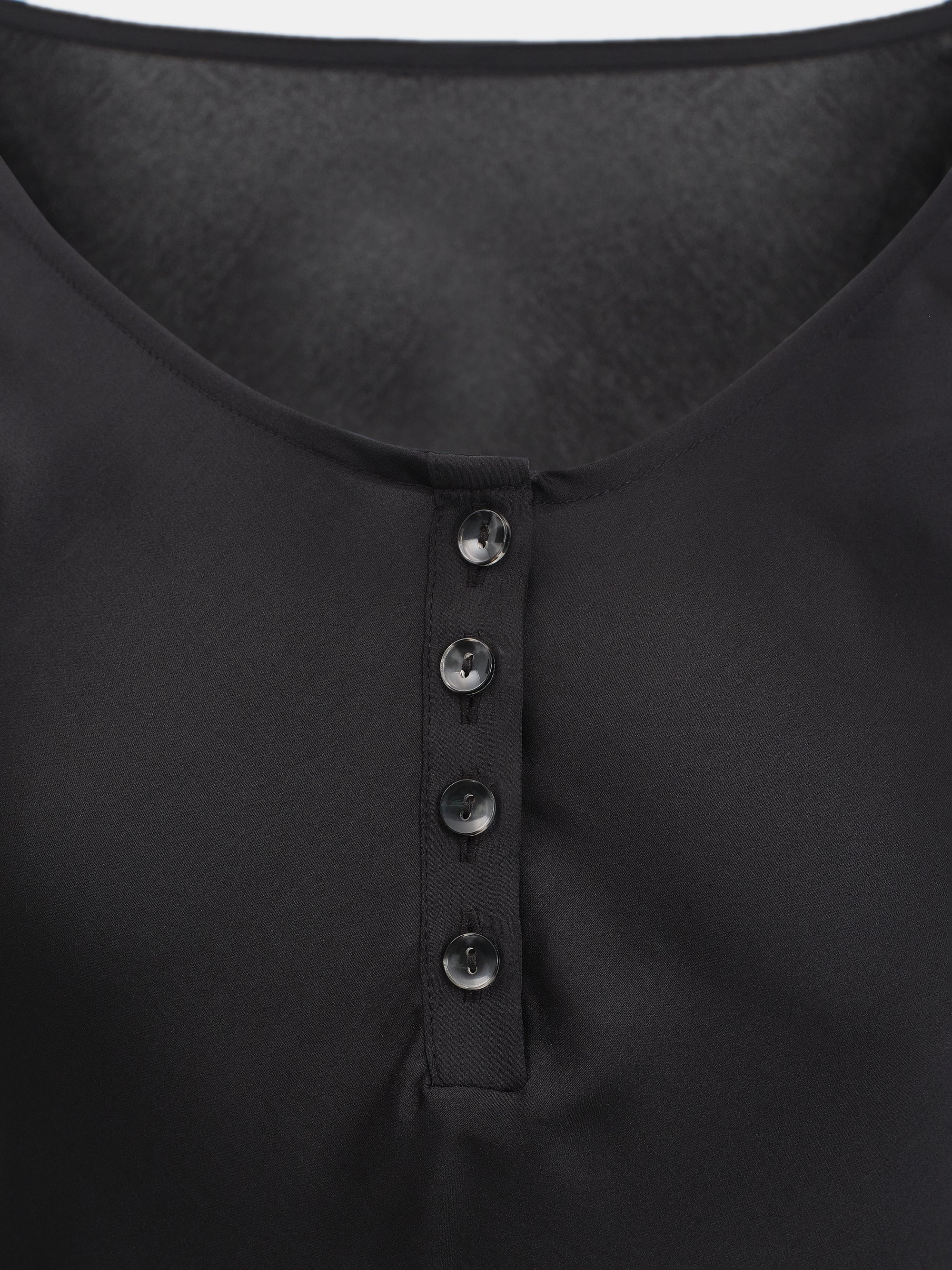 Astra Henley Tank Dress, Black