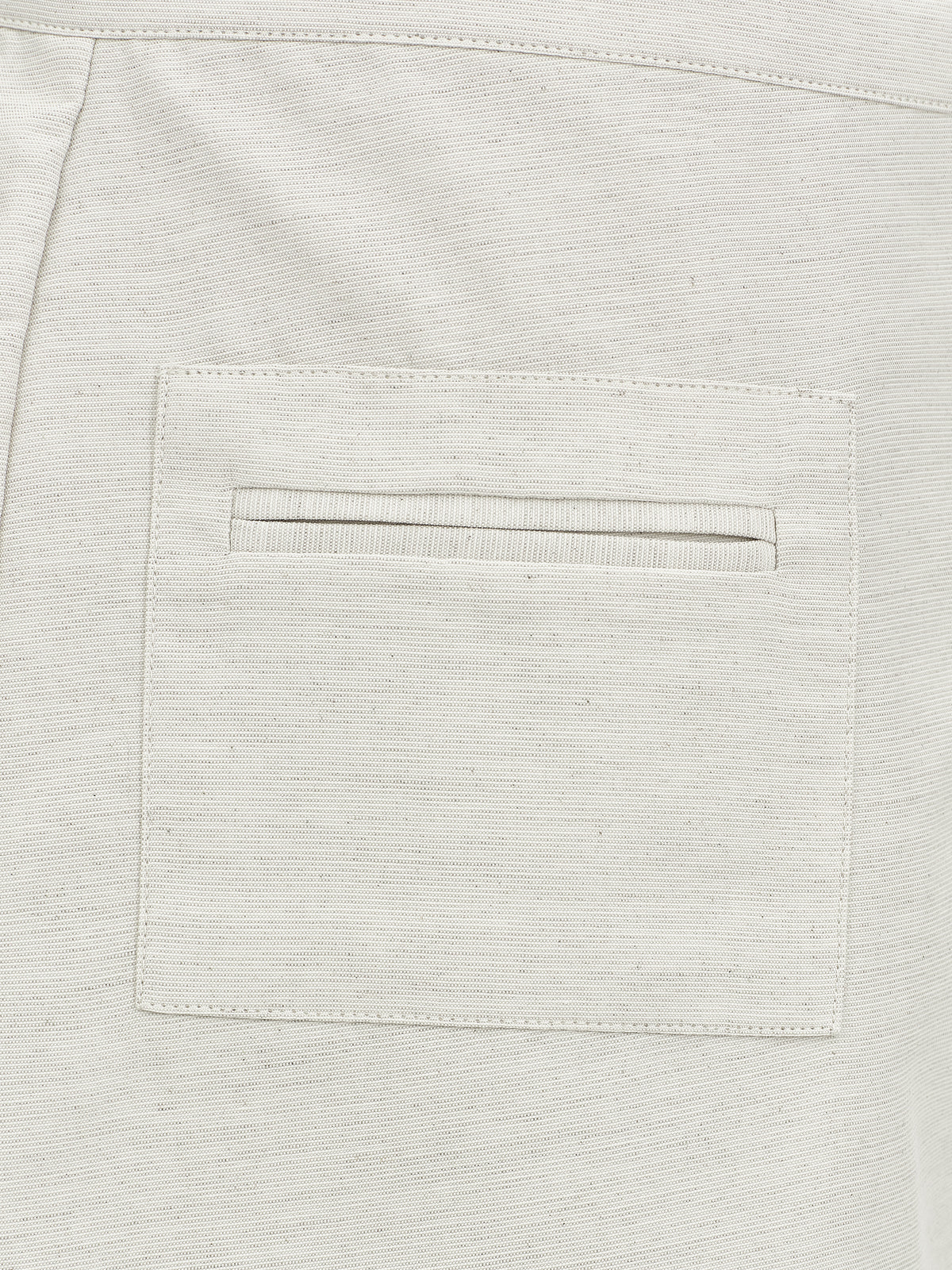 Faye Low-Rise Buttoned Shorts, Ivory