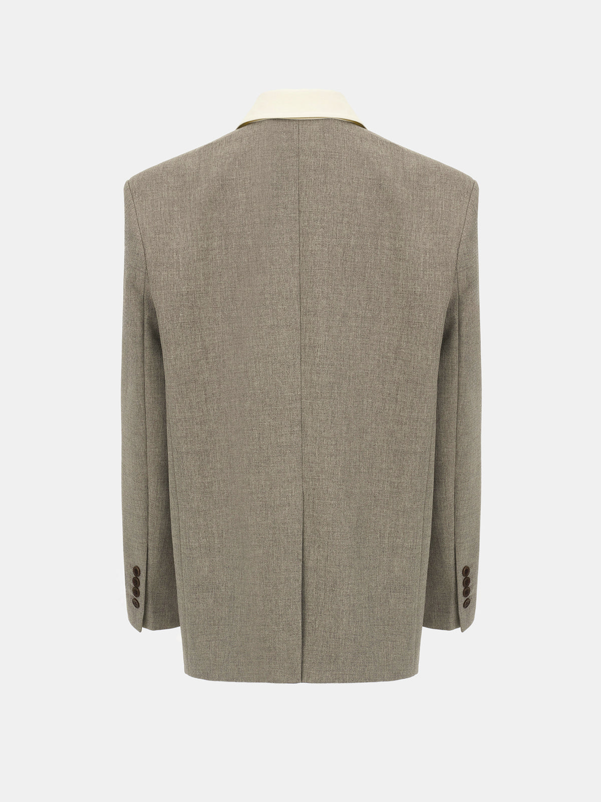 Suki Shirt Collar Blazer, Grey