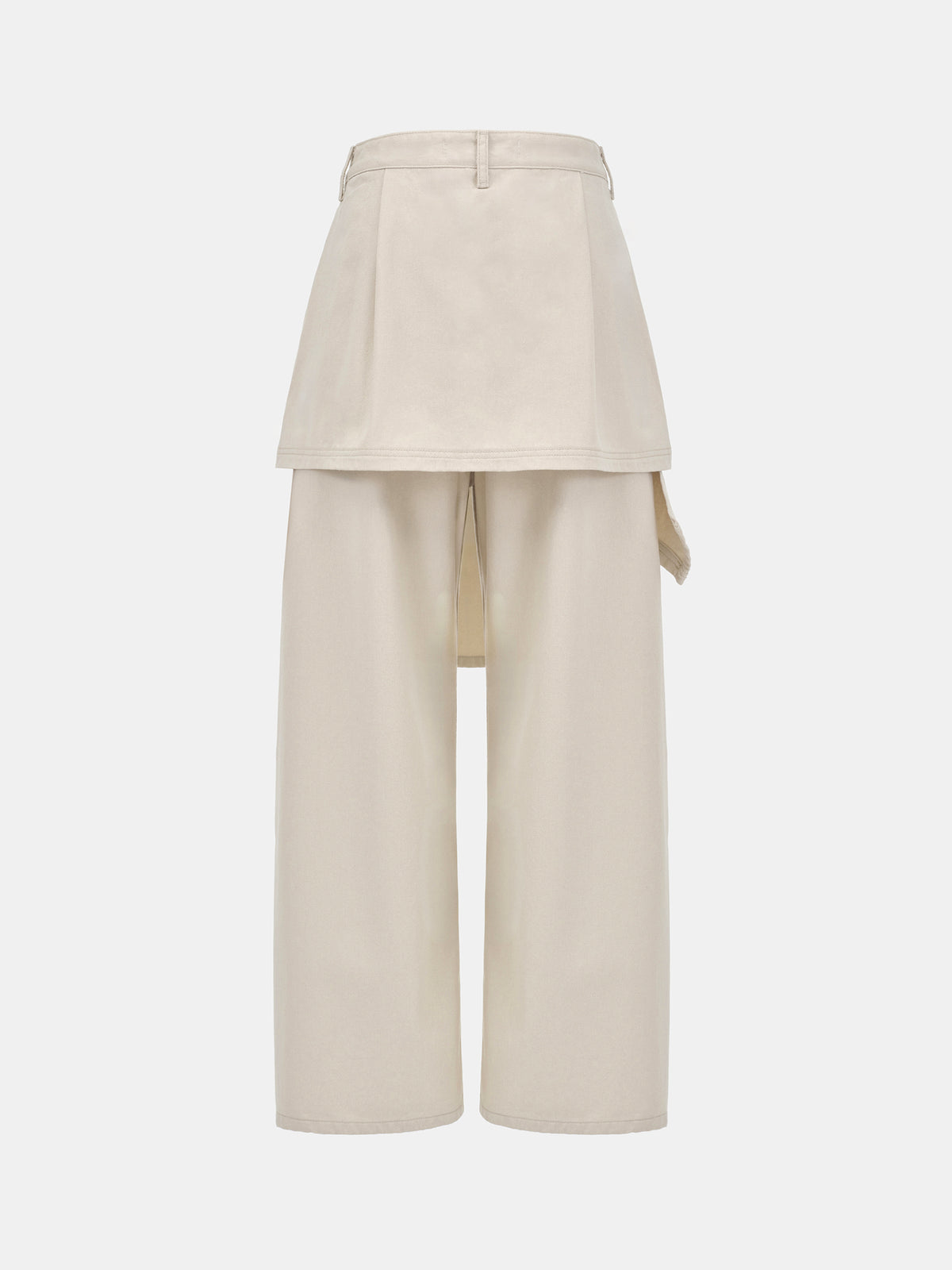 Pleno Wrap Panel Jeans, Beige