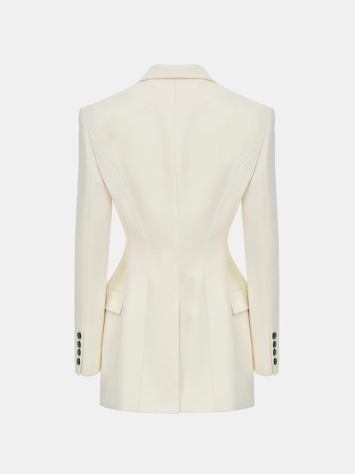 Poldo Hourglass Blazer, Cream