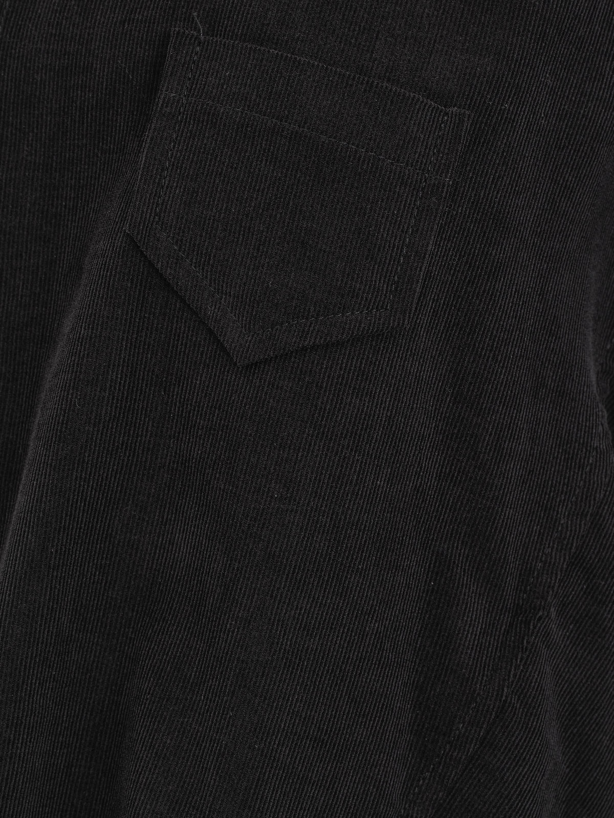 Katie Corduroy Shirt, Black