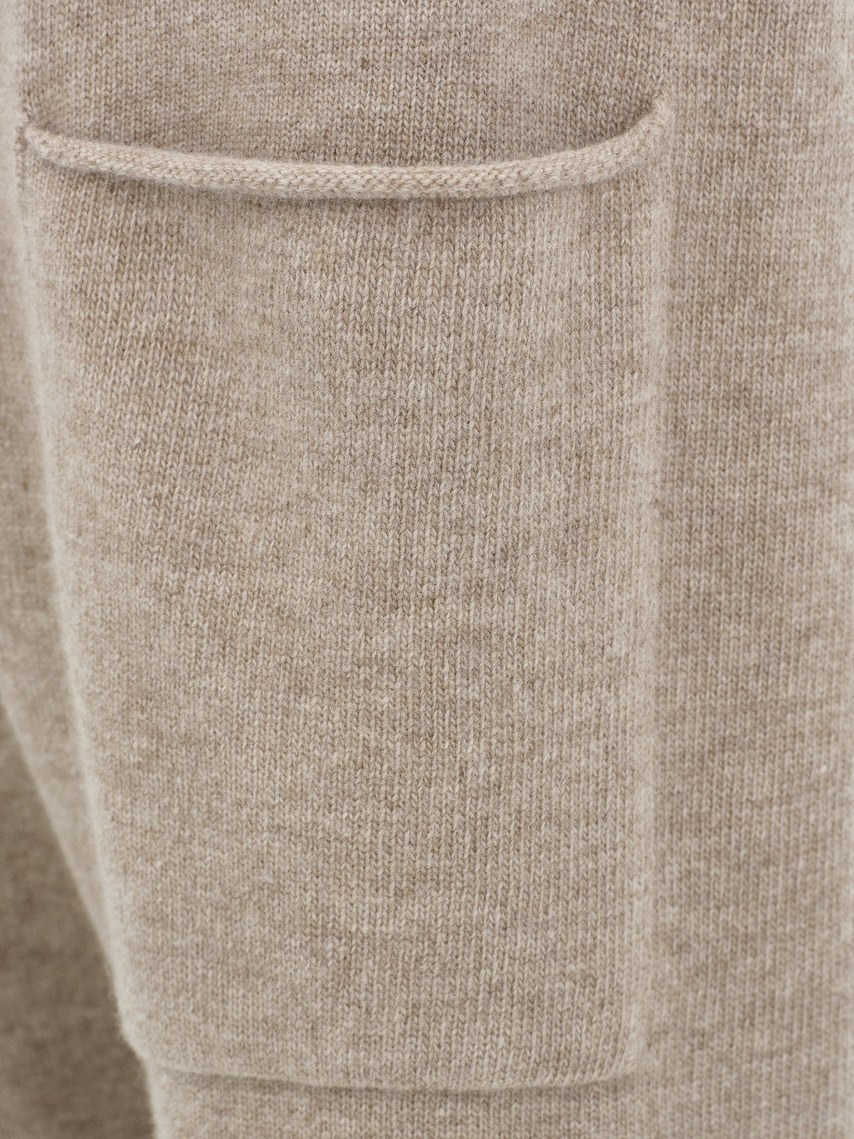 Aligi Wool-Cashmere Blend Jumpsuit, Beige