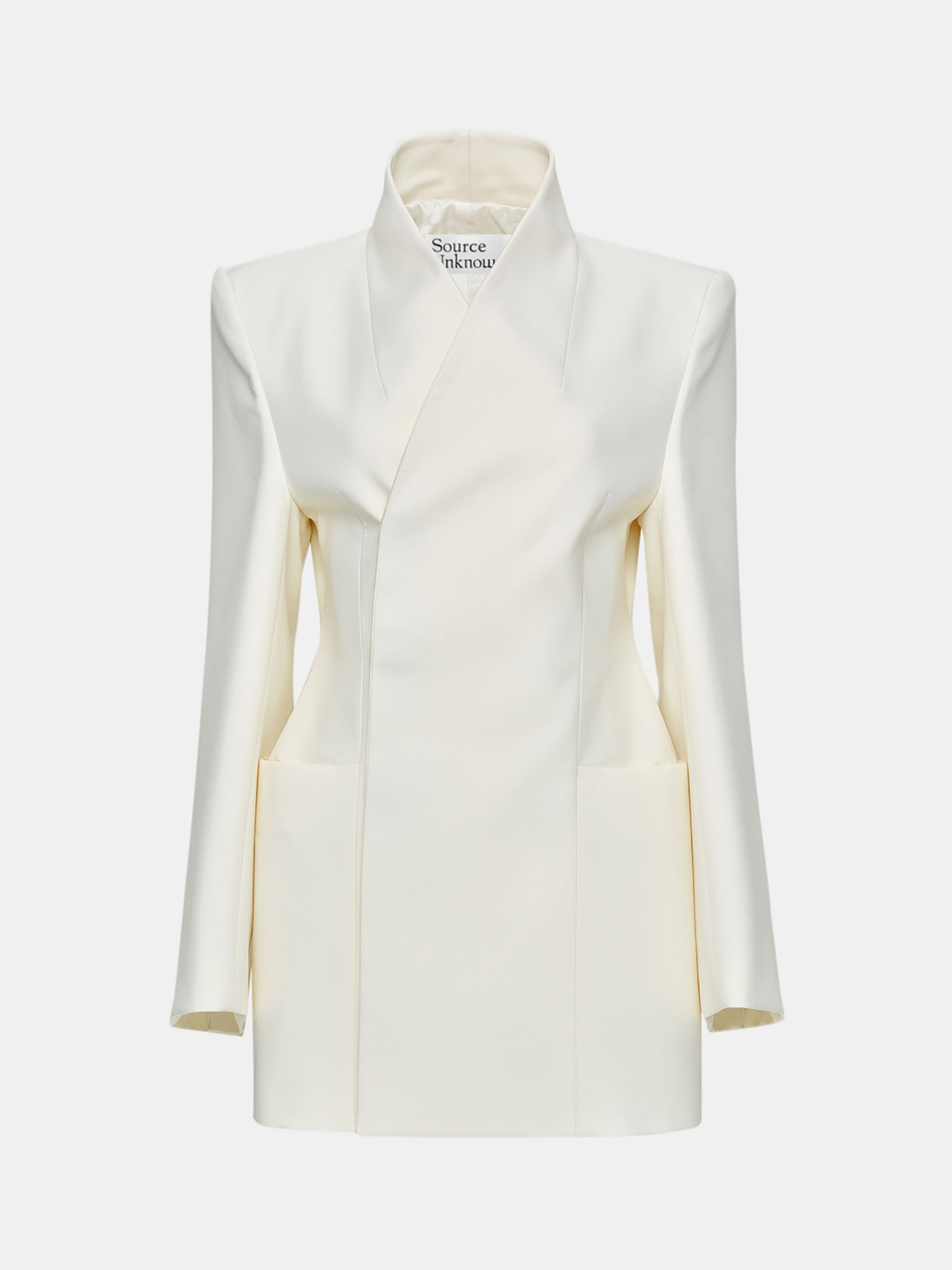 Corrin Wrap Blazer, Cream