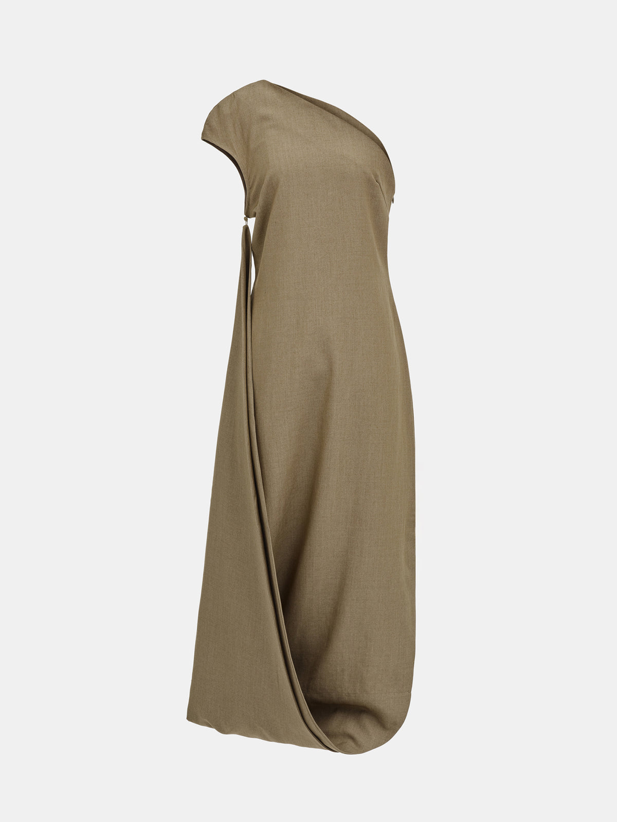 Hasta Asymmetric Dress, Beige