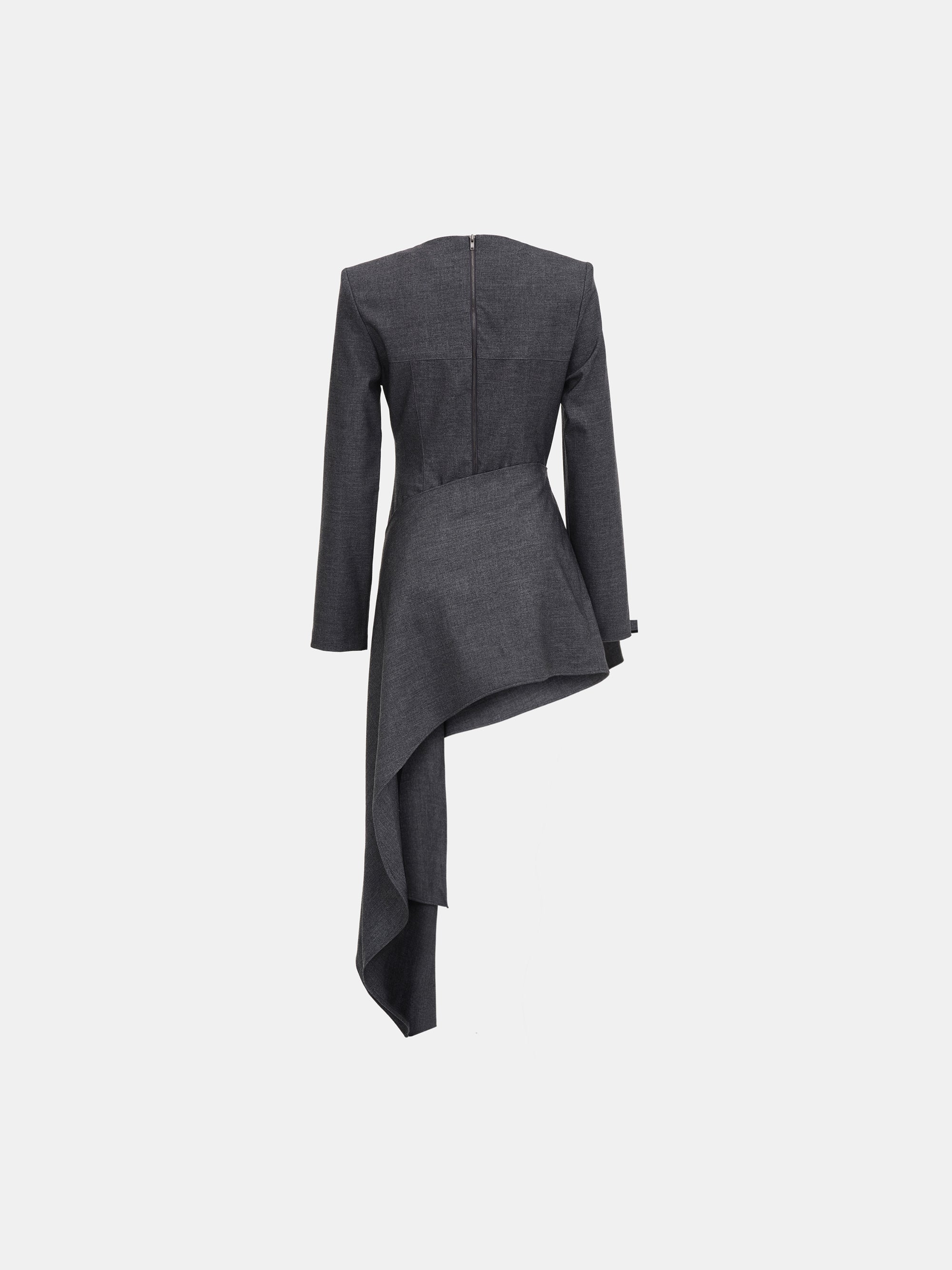 Nevis Asymmetric Panel Top, Charcoal