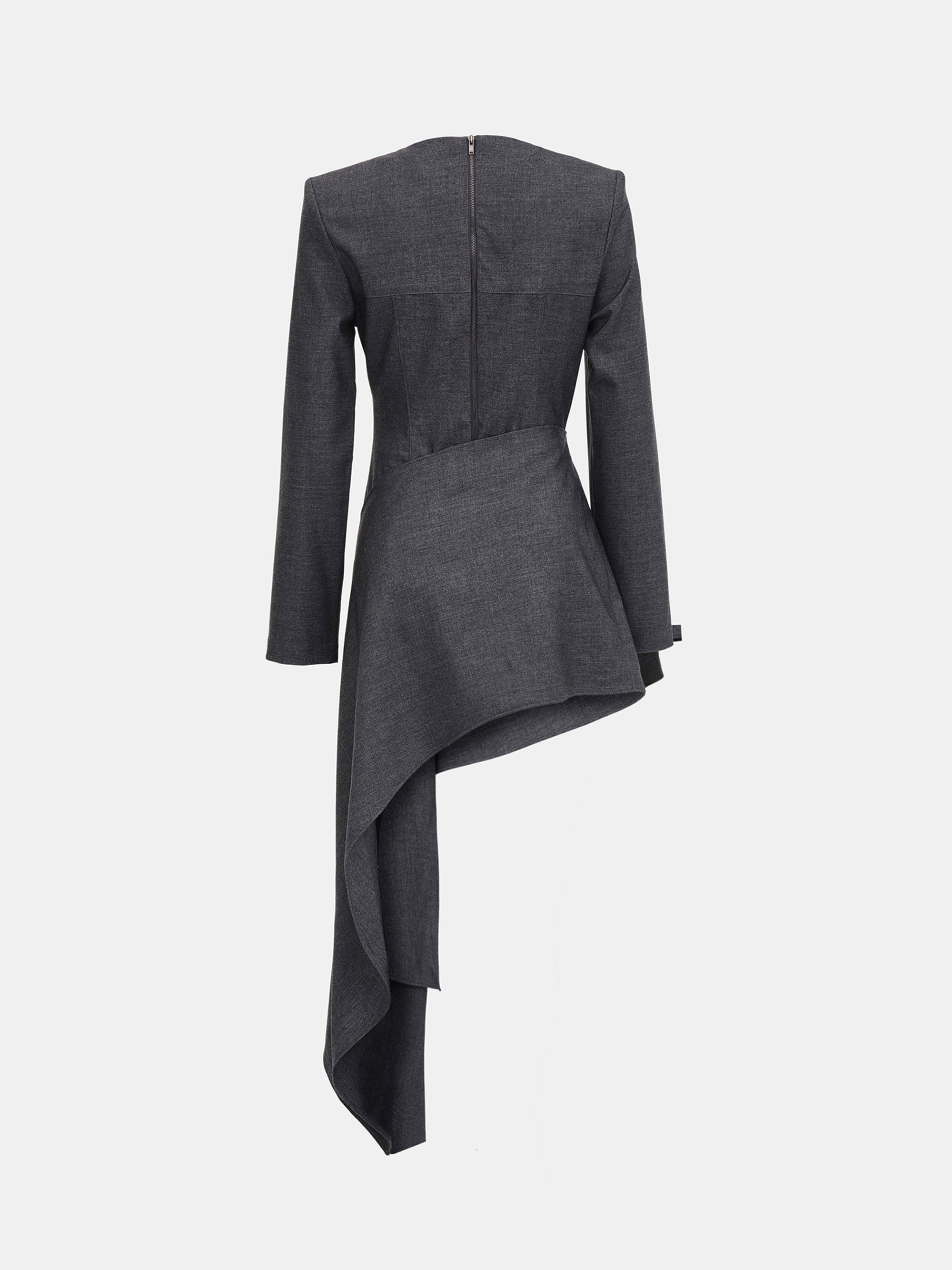 Nevis Asymmetric Panel Top, Charcoal