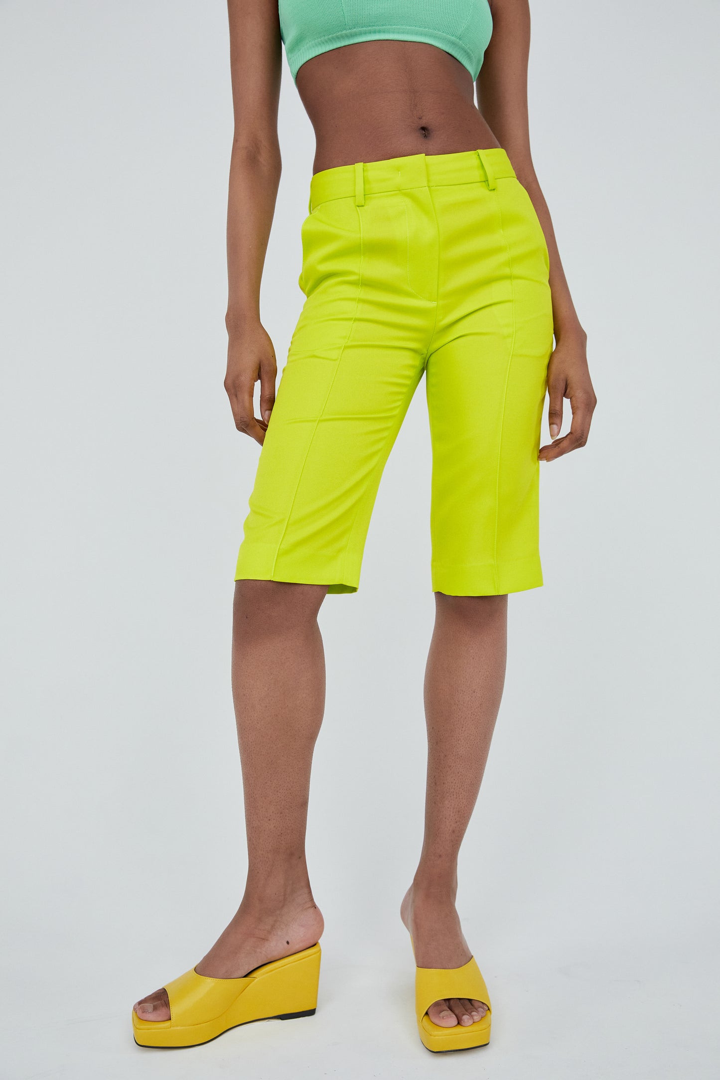 Bermuda Suit Shorts, Electric Lime