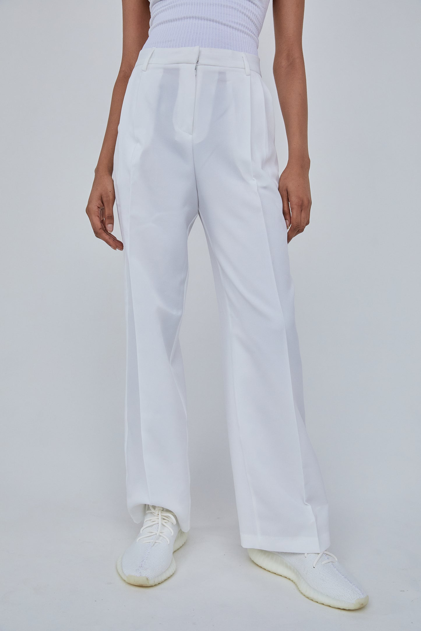 Low Waist Suit Pants, Off White