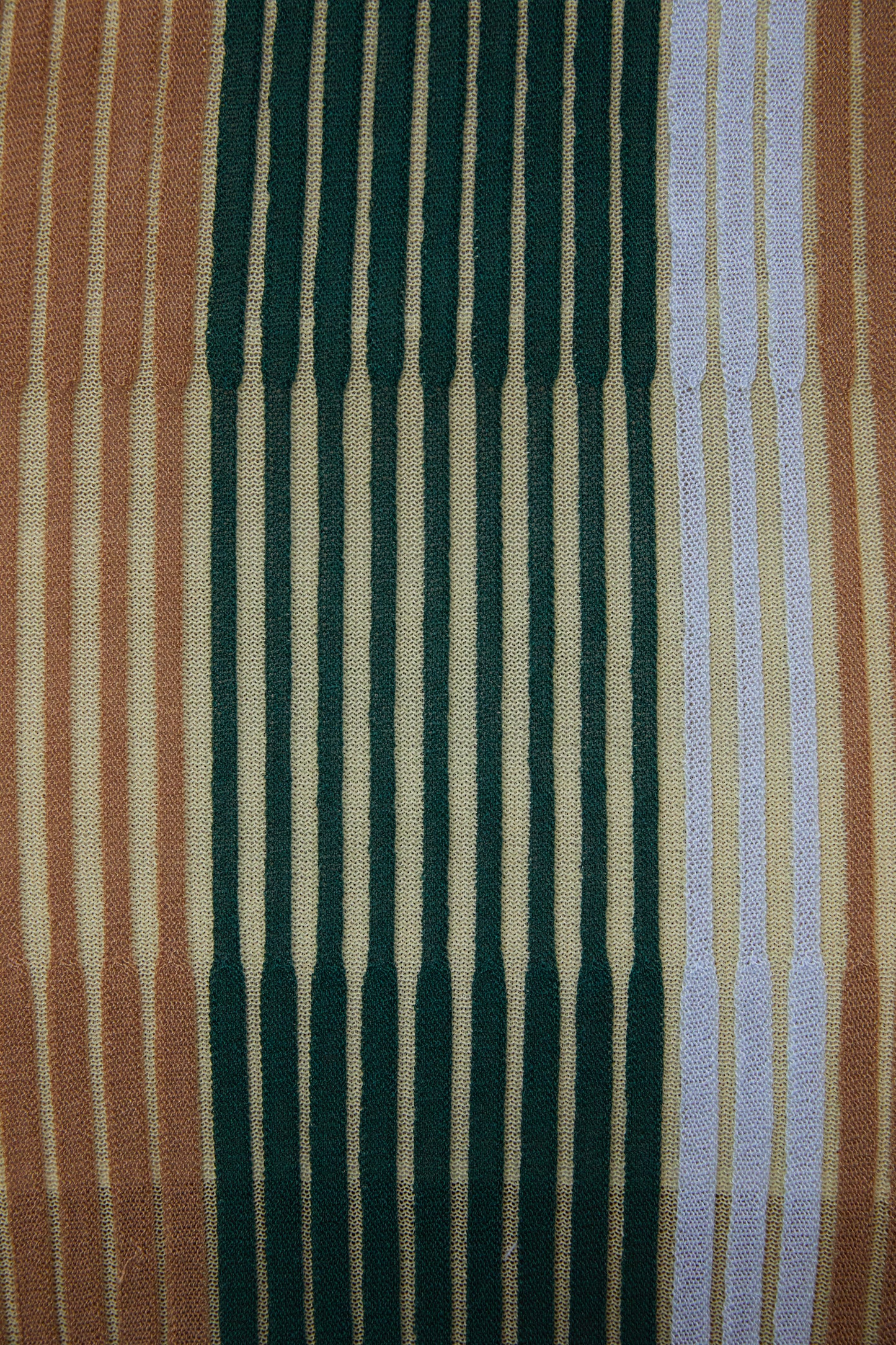 Knit Midi Tube Skirt, Green & Brown