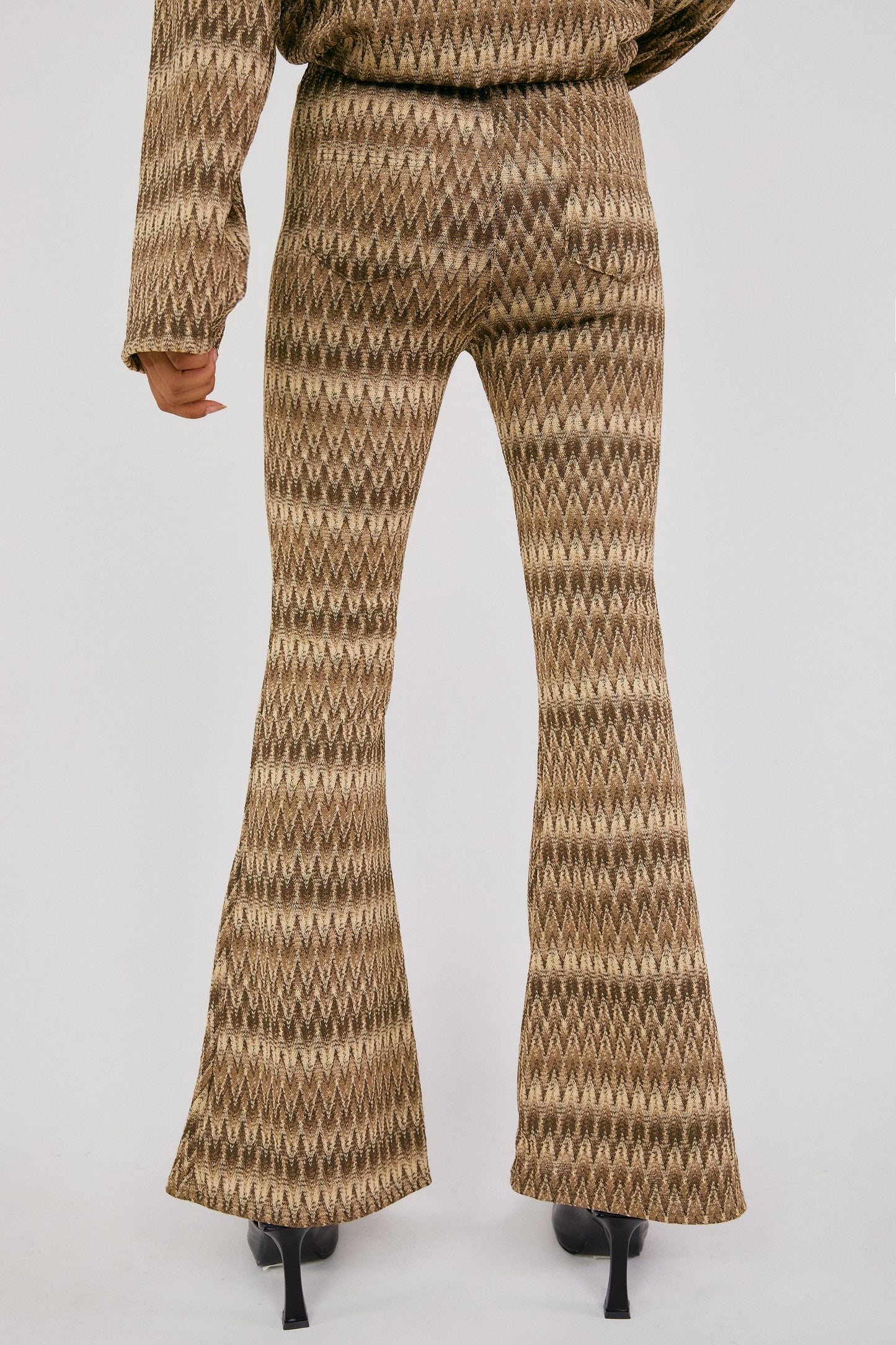 Multi-Color Knit Pants, Tiramisu