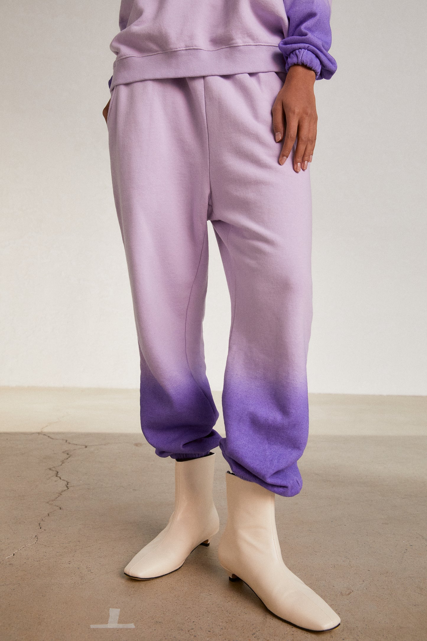 Ombre Sweatpants, Lilac