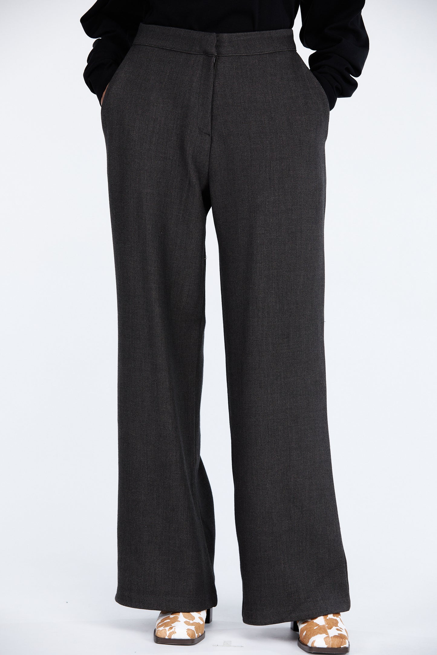 Suit Trousers, Charcoal Grey