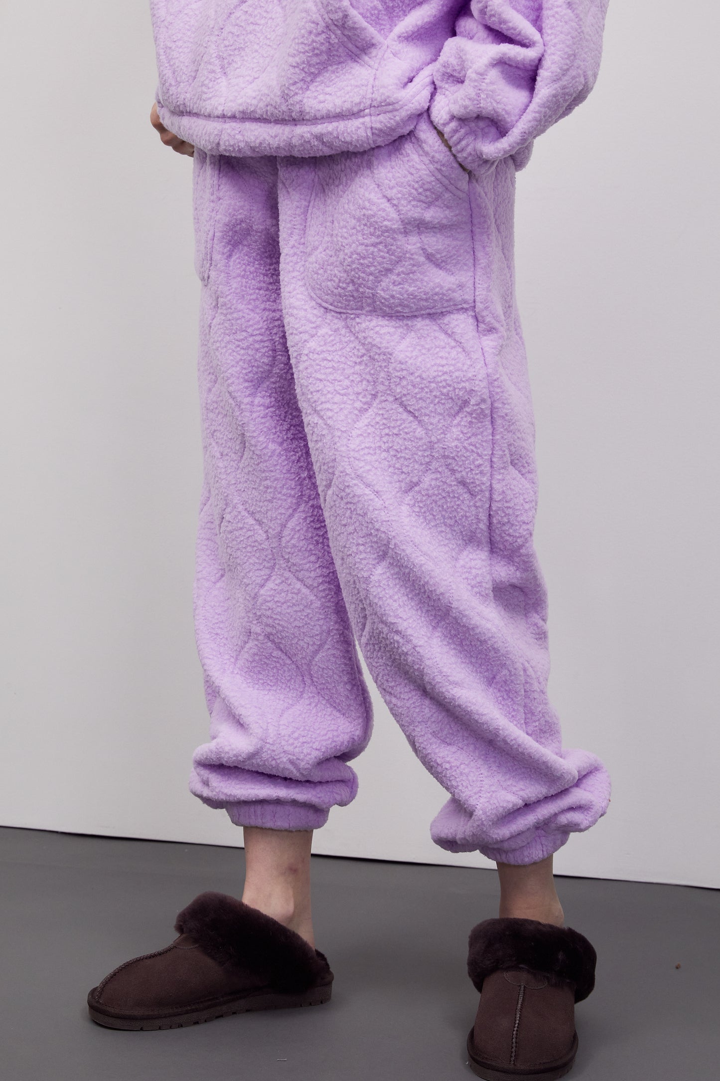Fleece Sweatpants, Lilac