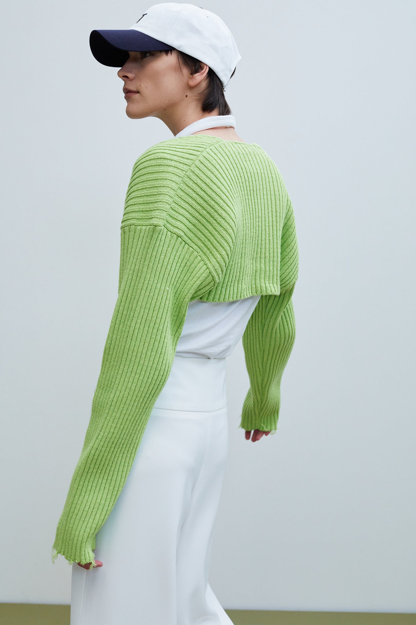 Spring Sweater Sleeve, Apple Green