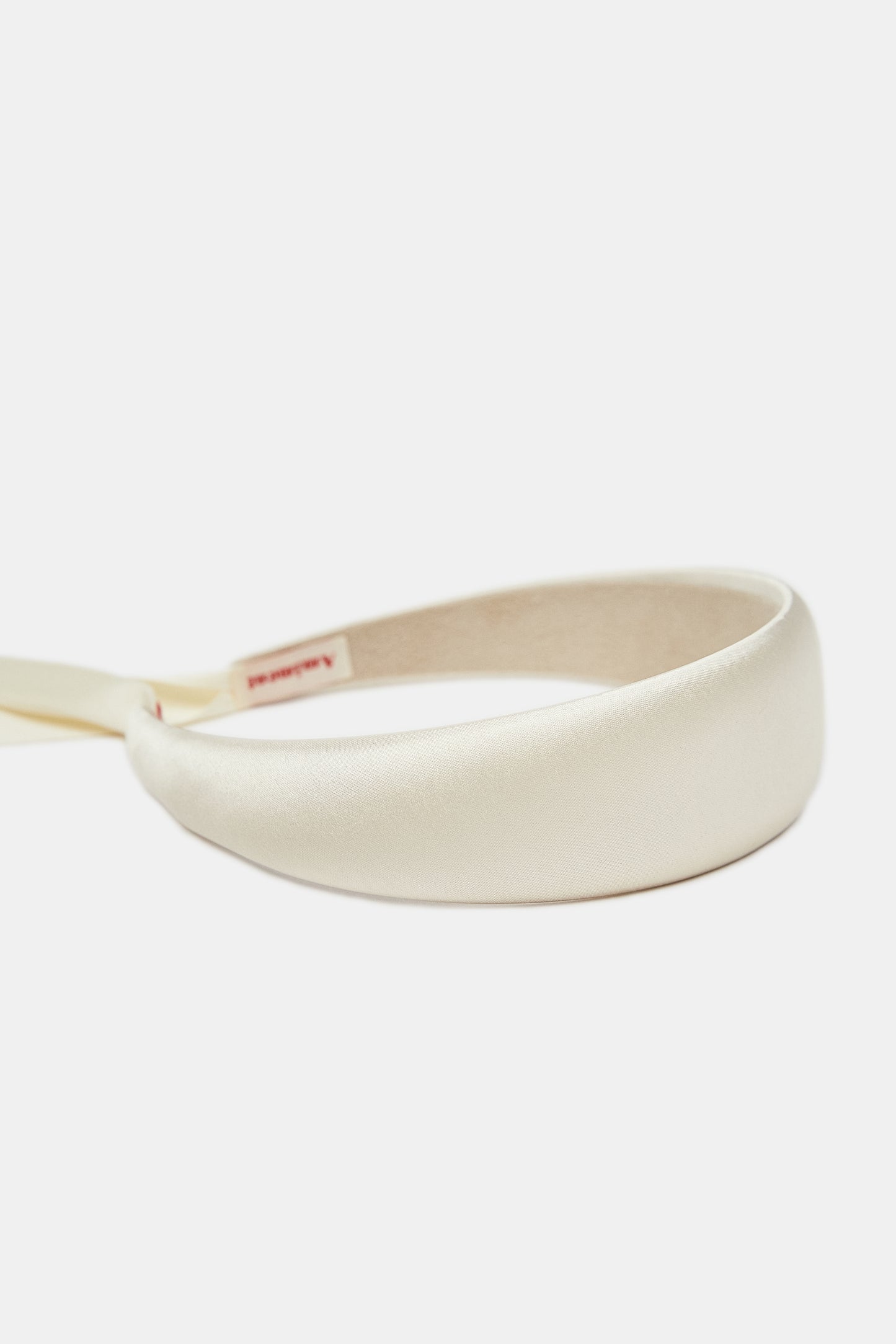 Soft Nylon Tie Back Headband, Ceramic White