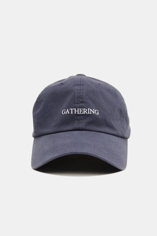 'Gathering' Ballcap, Aegean Blue