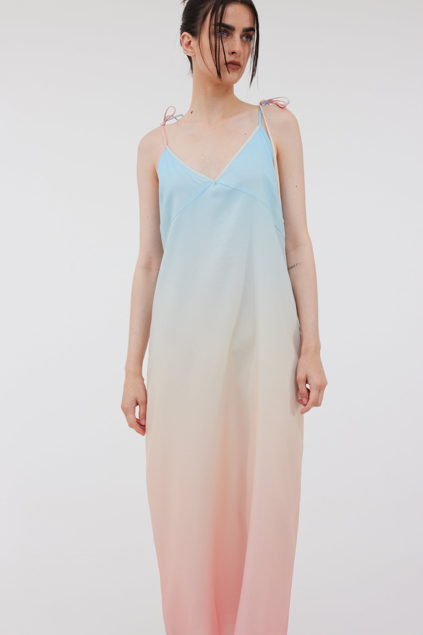 Gradient Cami Dress, Ocean & Lotus