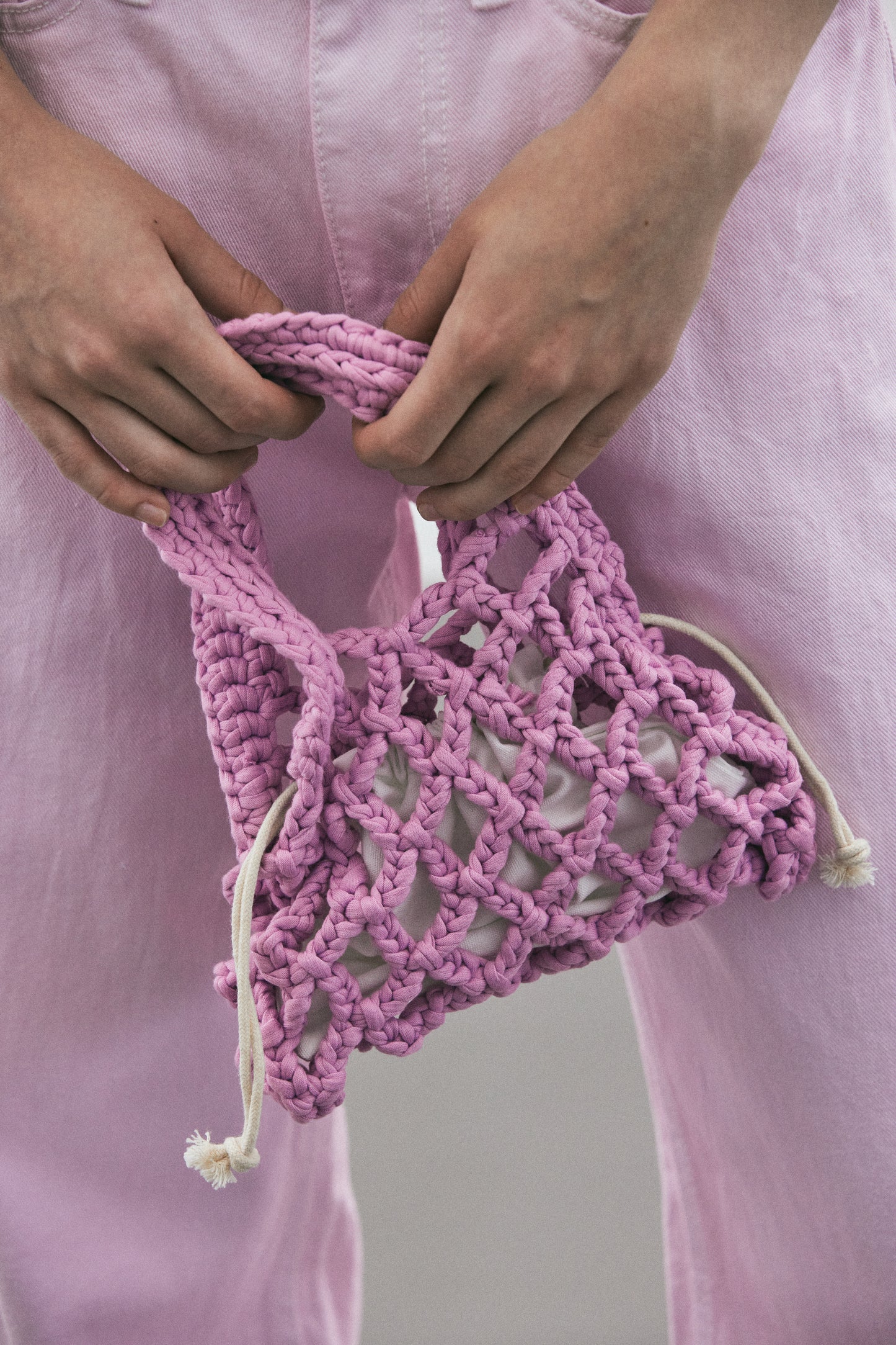 Crochet Micro Bag, Petal