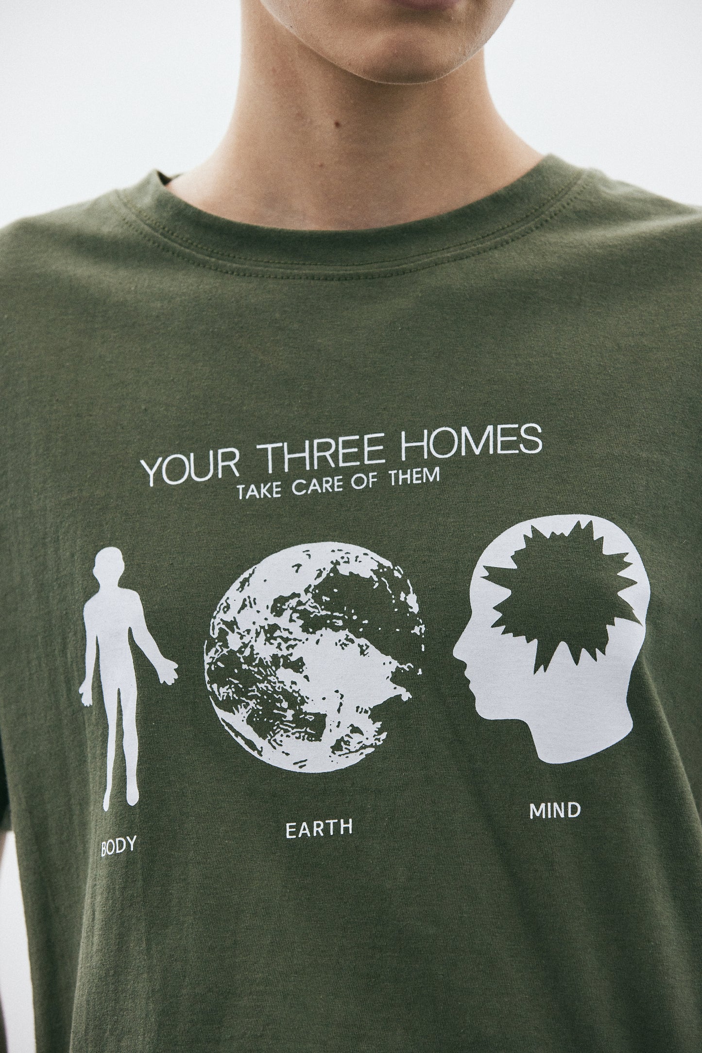 'Your Three Homes' T-Shirt, Seaweed