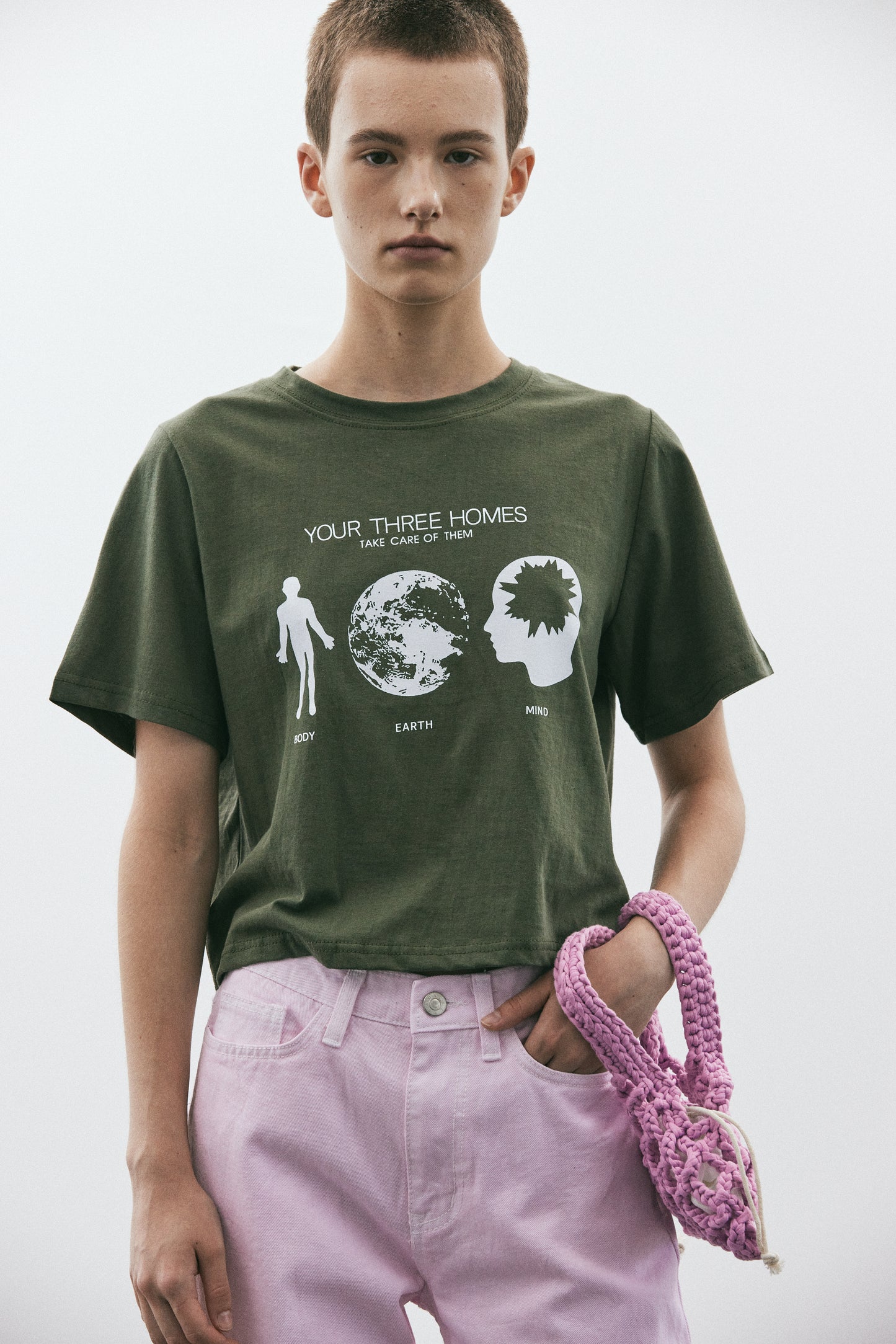 'Your Three Homes' T-Shirt, Seaweed