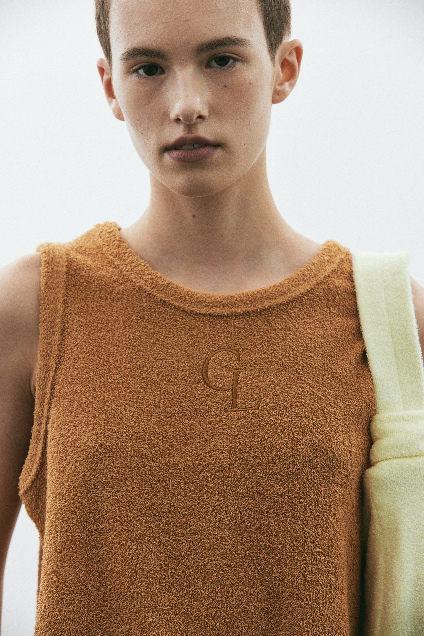 Terrycloth Sporty Tank, Copper