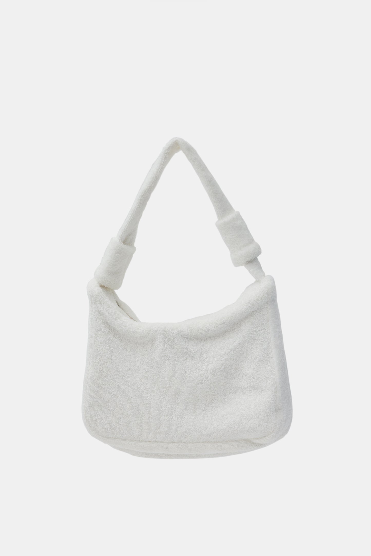 Towel Baguette Bag, White