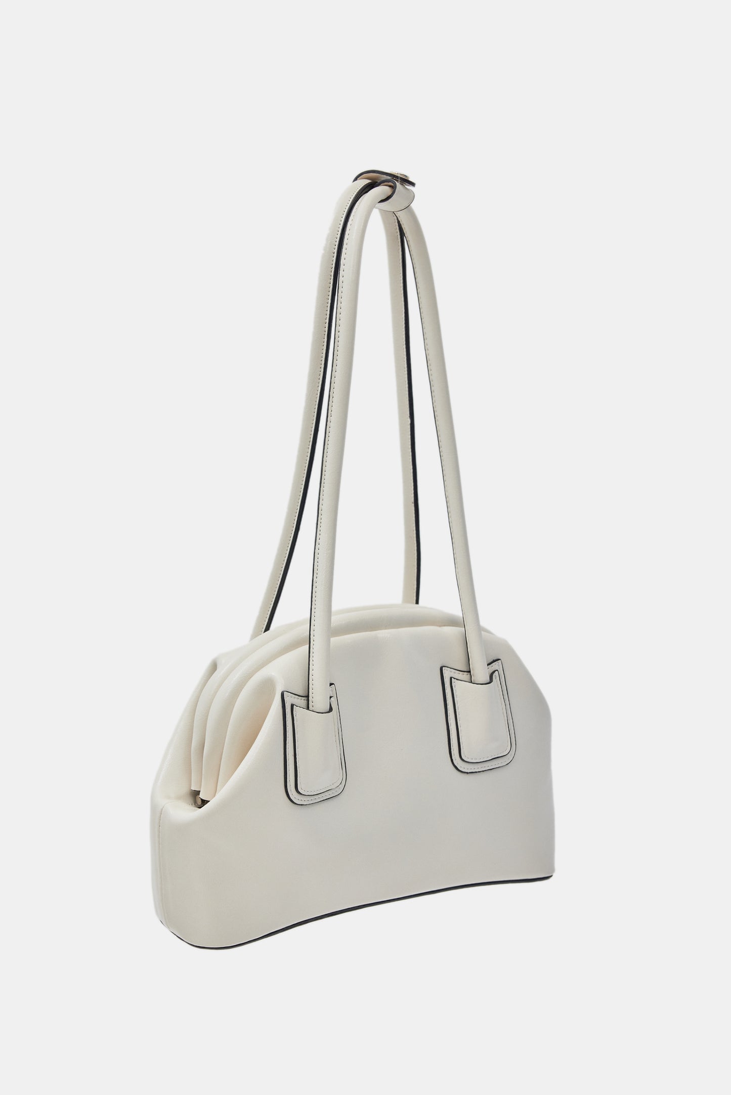 Curved Bowling Bag, Ivory