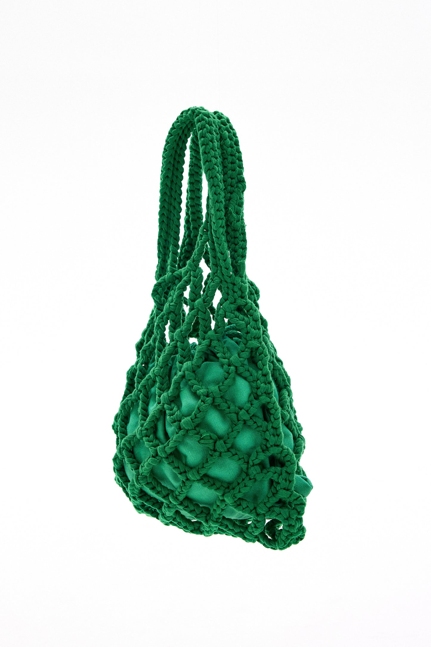Crochet Net Bag, Dark Pine