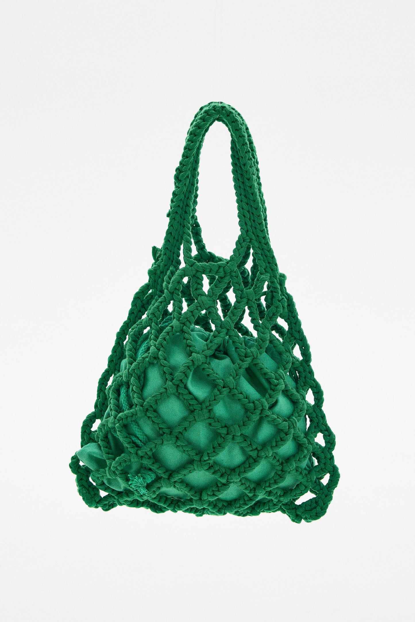 Crochet Net Bag, Dark Pine
