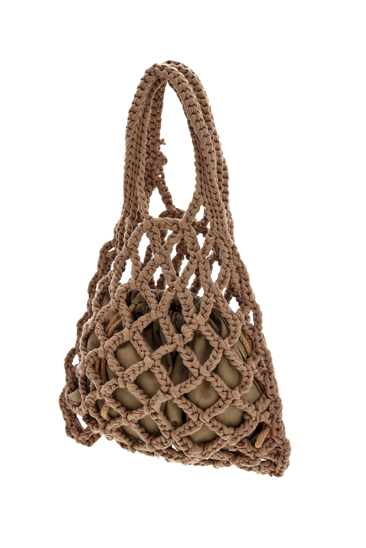 Crochet Net Bag, Mocha