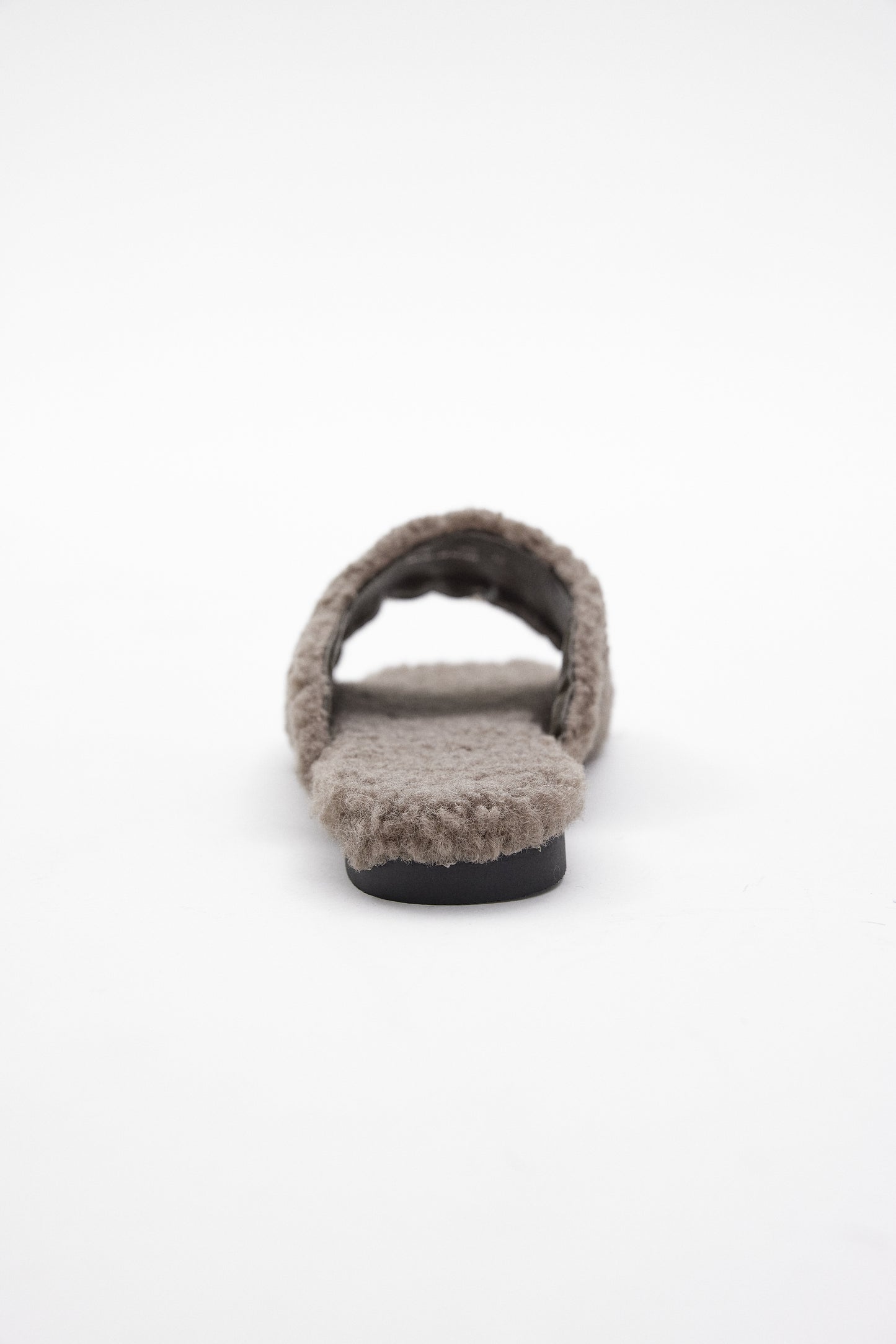Furry Faux Shearling Slippers, Carafe