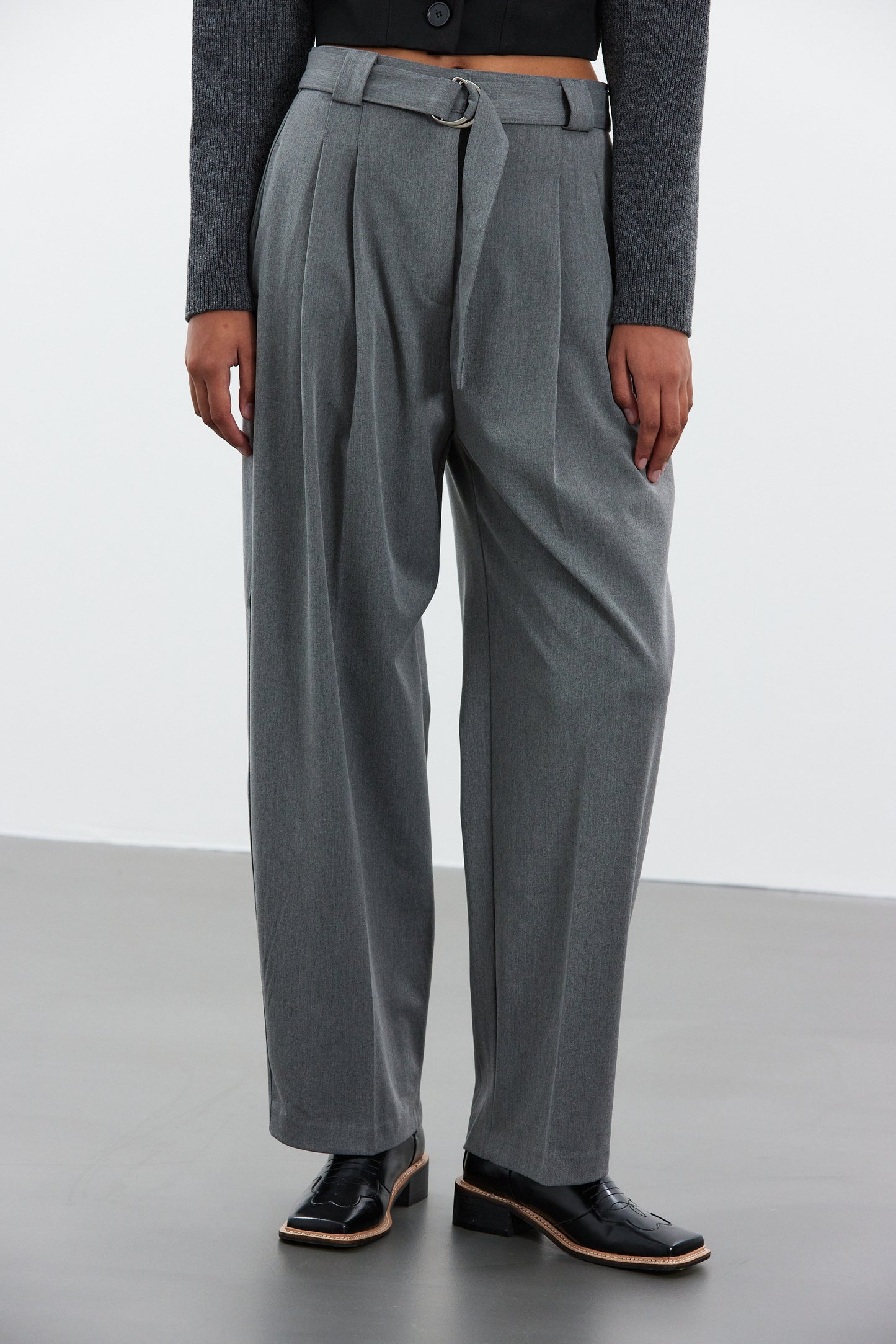 Relaxed Belt Suiting Trouser, Anchor