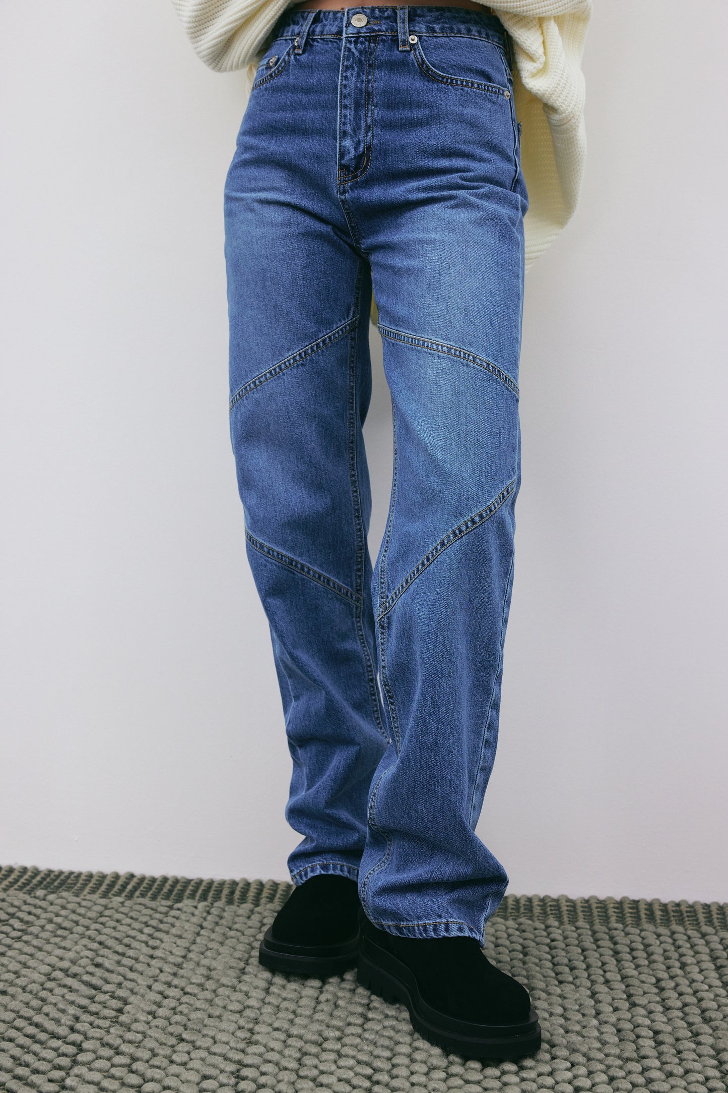 Spiral Regular Jeans, Blue