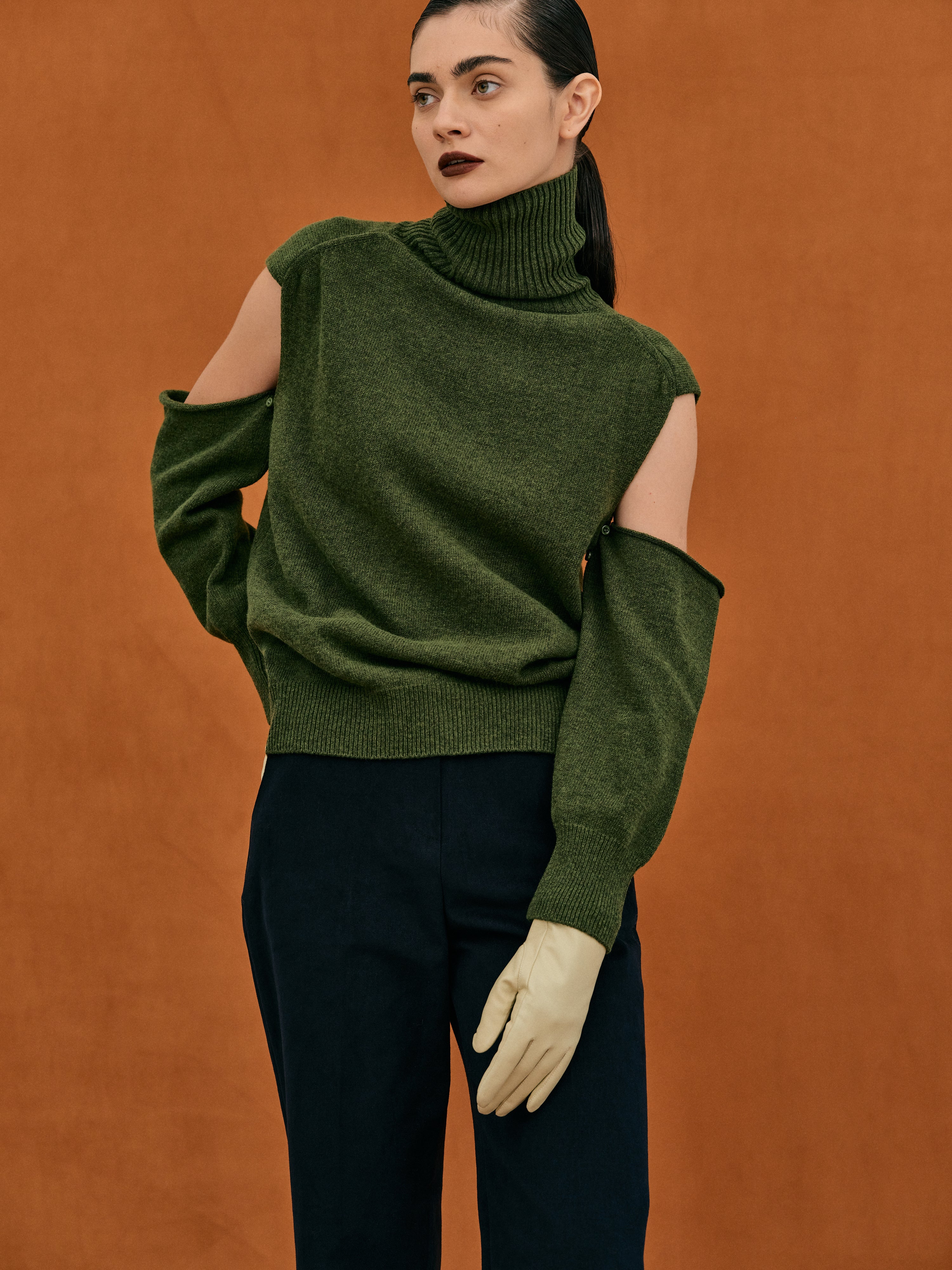 Cutout turtleneck best sale