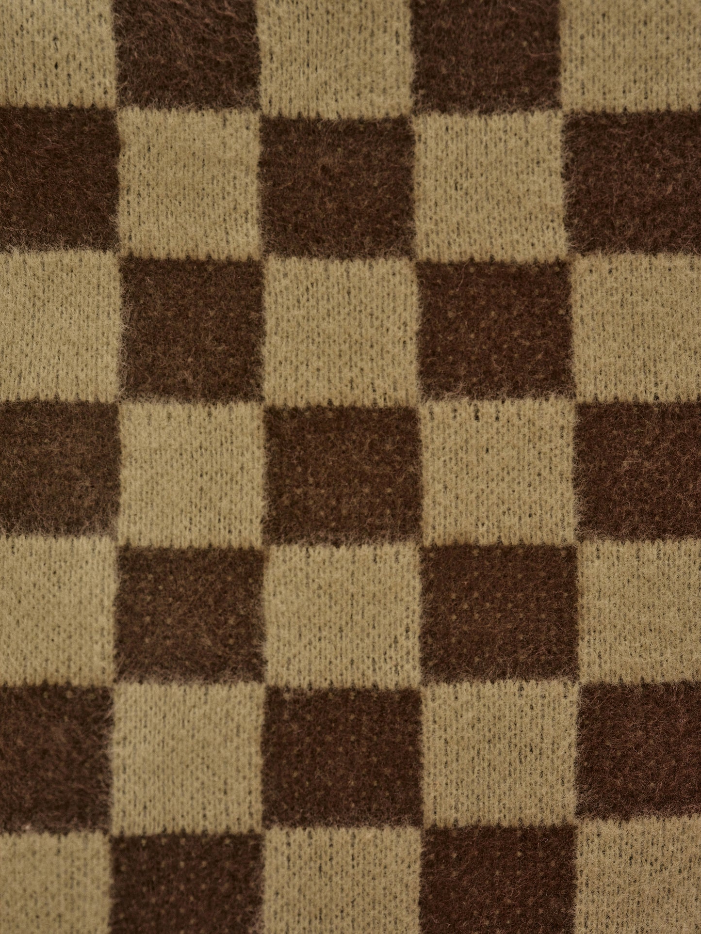Checker Knit Skirt, Toffee