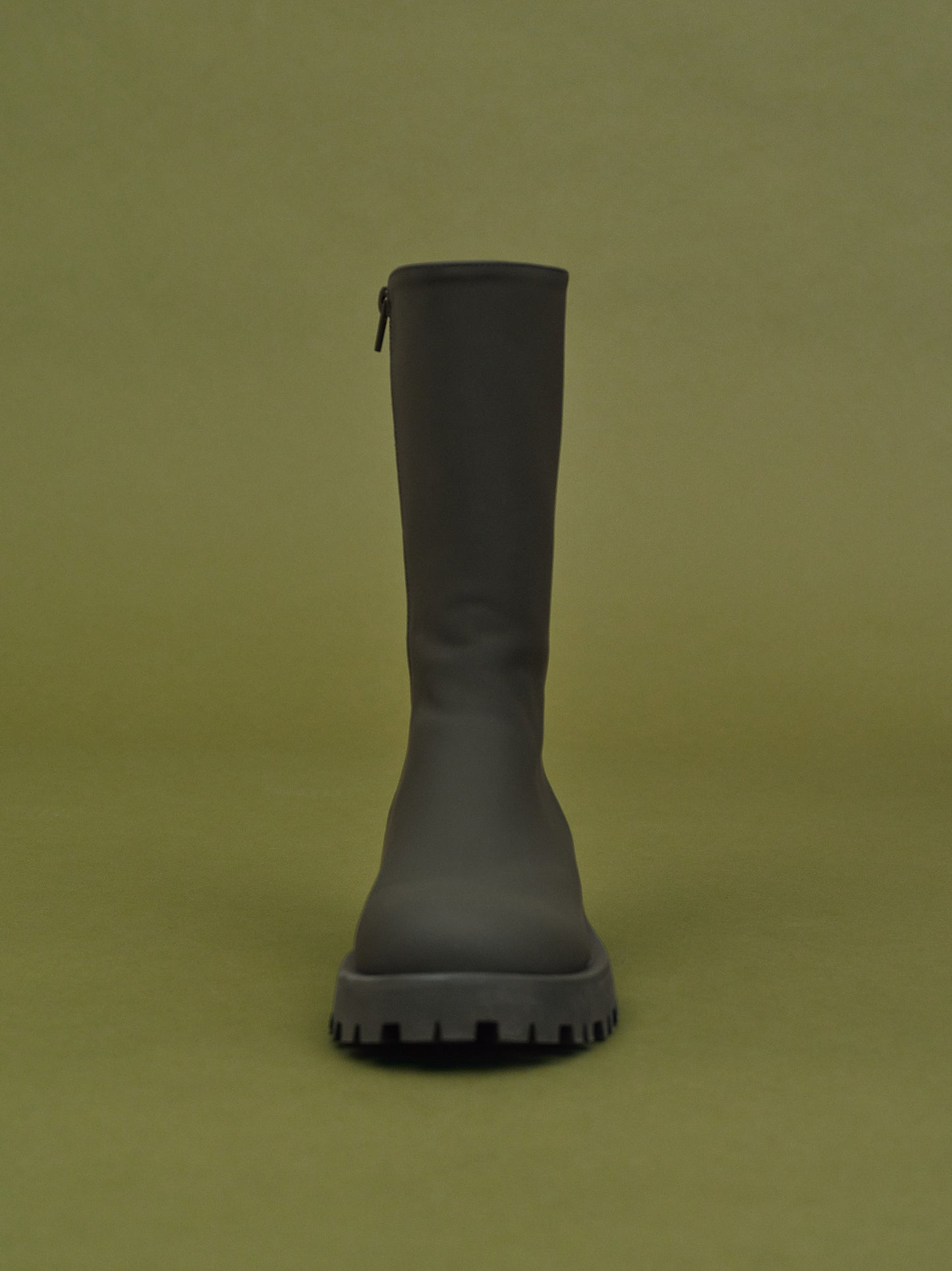 Mid-Calf Rubber Boots, Khaki