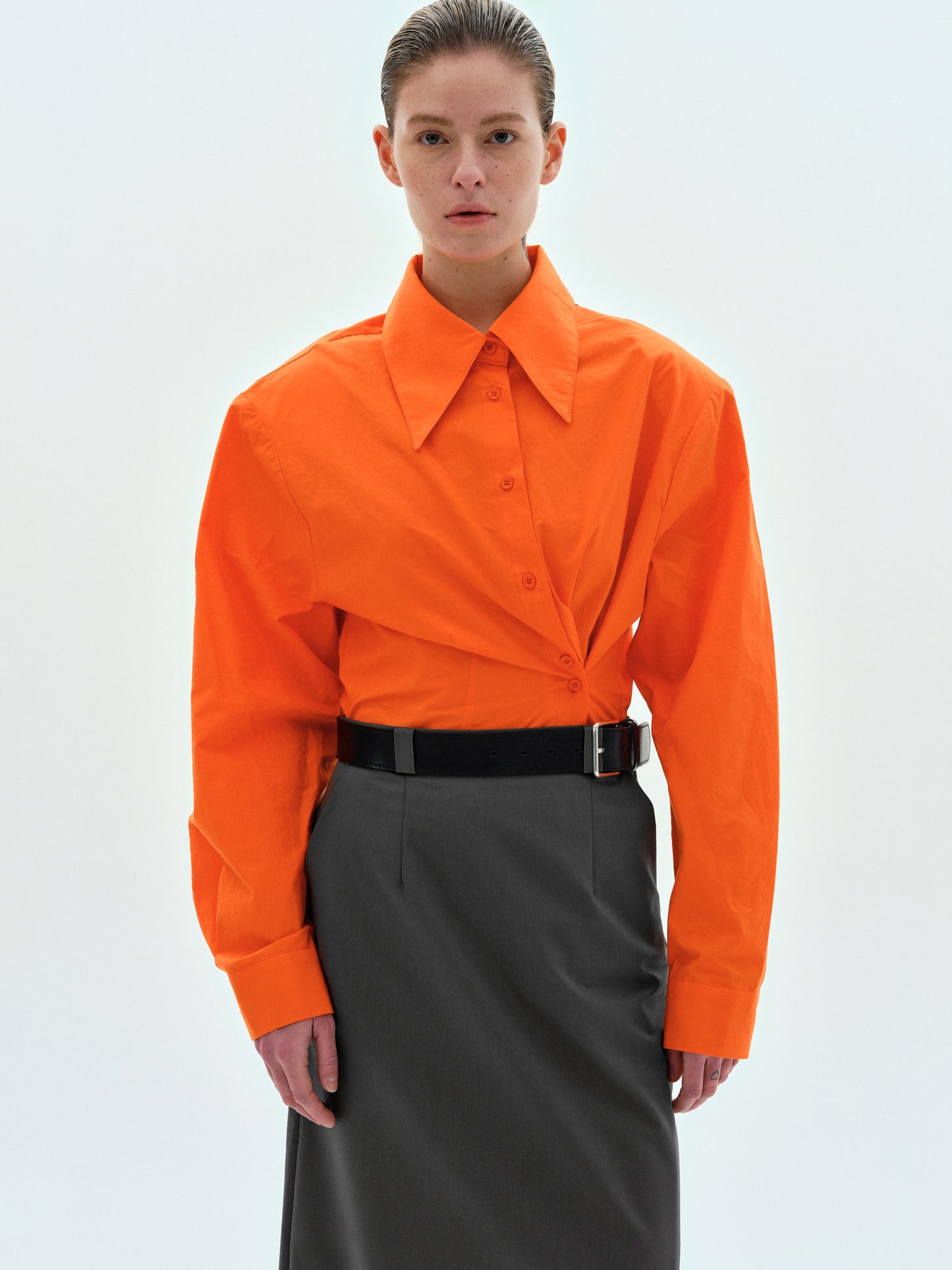 Twisted Shirt, Enamel Orange