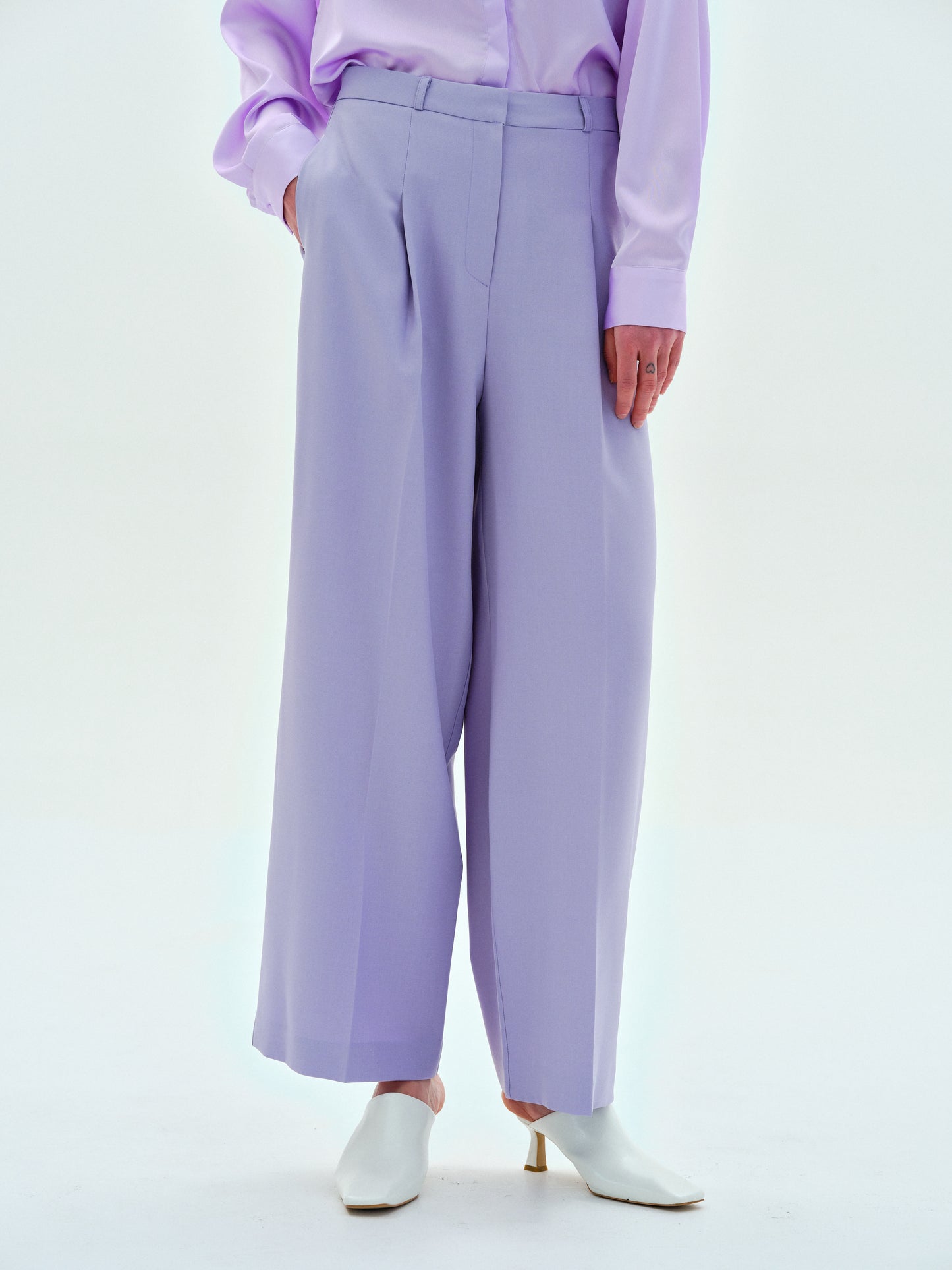 Relaxed Suit Trousers, Very Peri