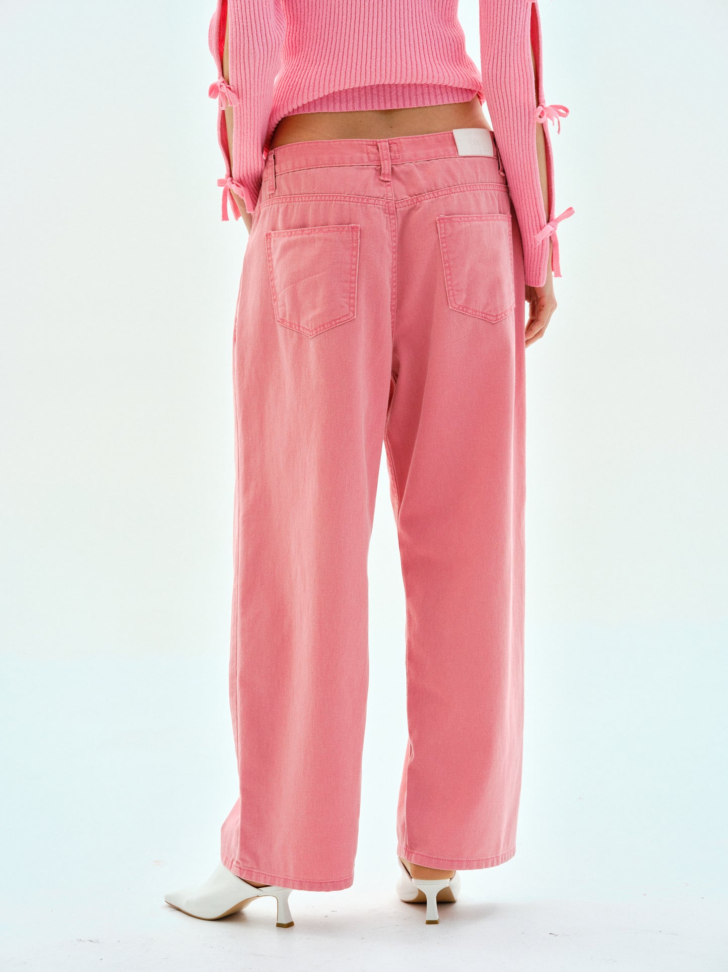 Garment-Dyed Jeans, Guava