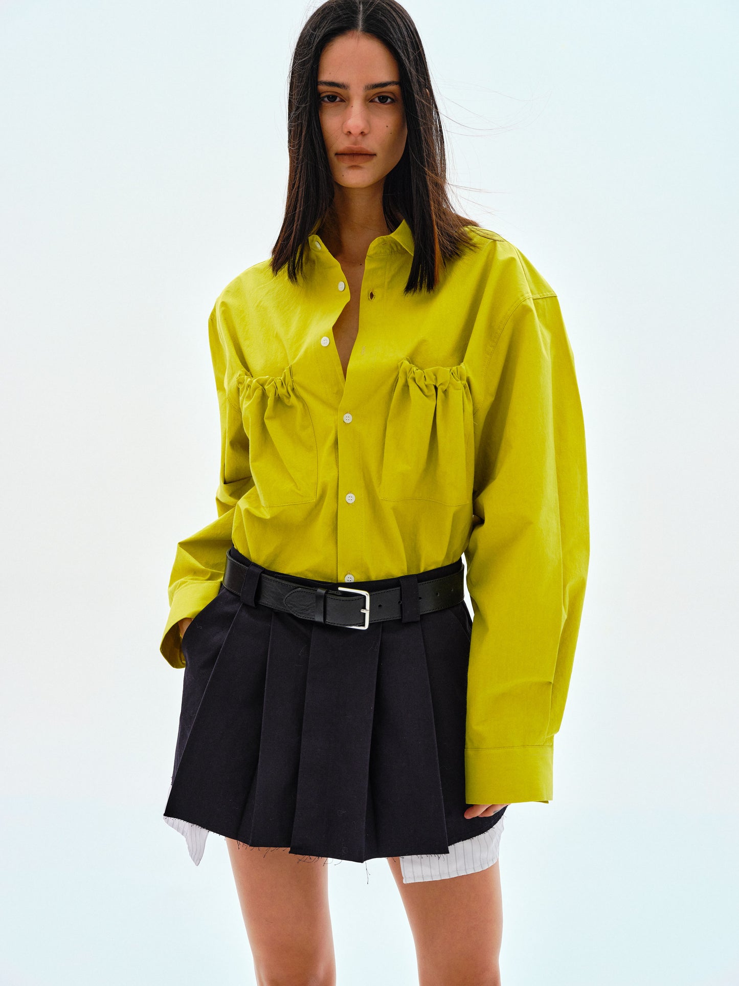 Oversized Pocket Shirt, Kiwi