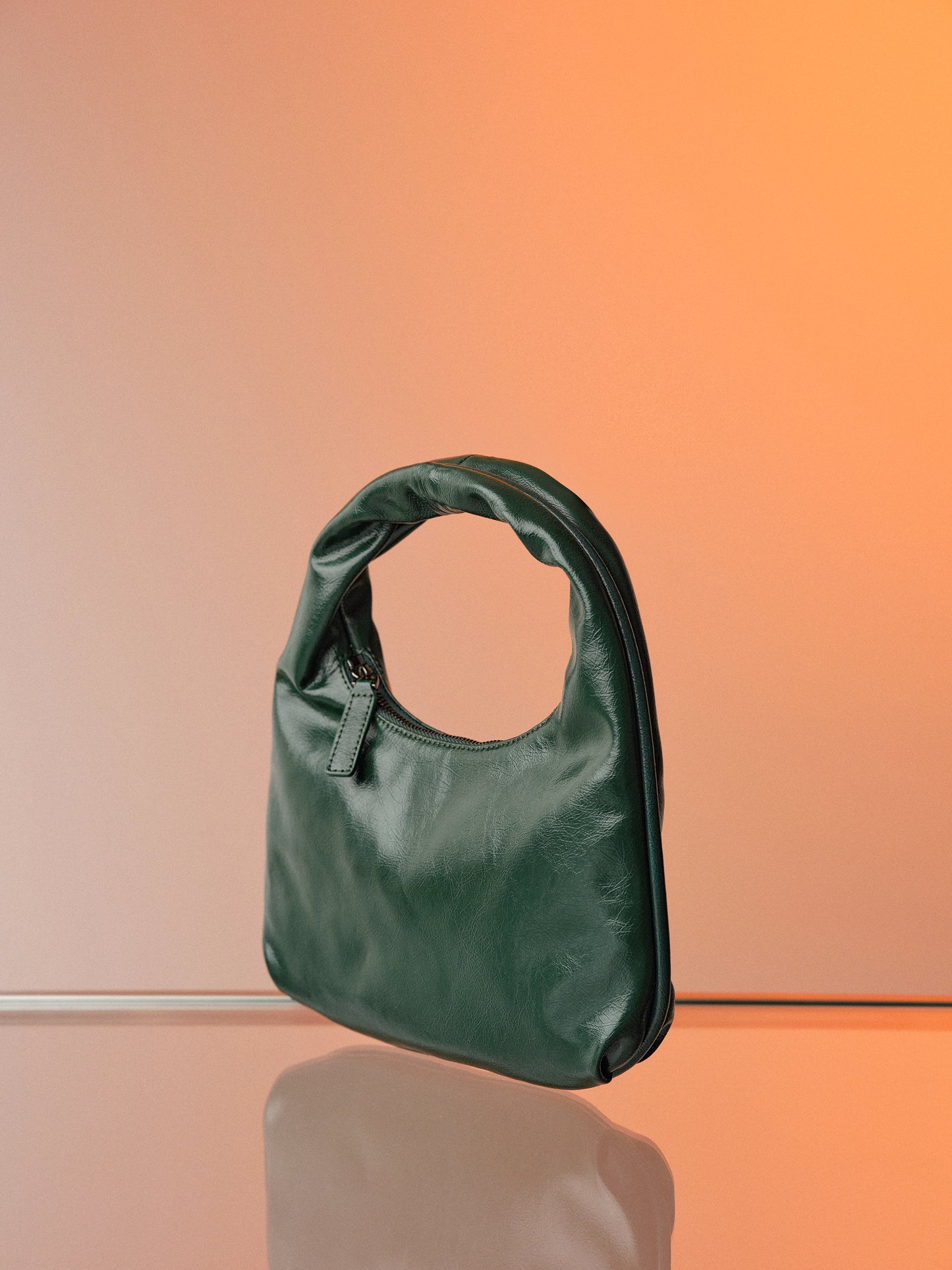Leather Shoulder Bag, Bosco