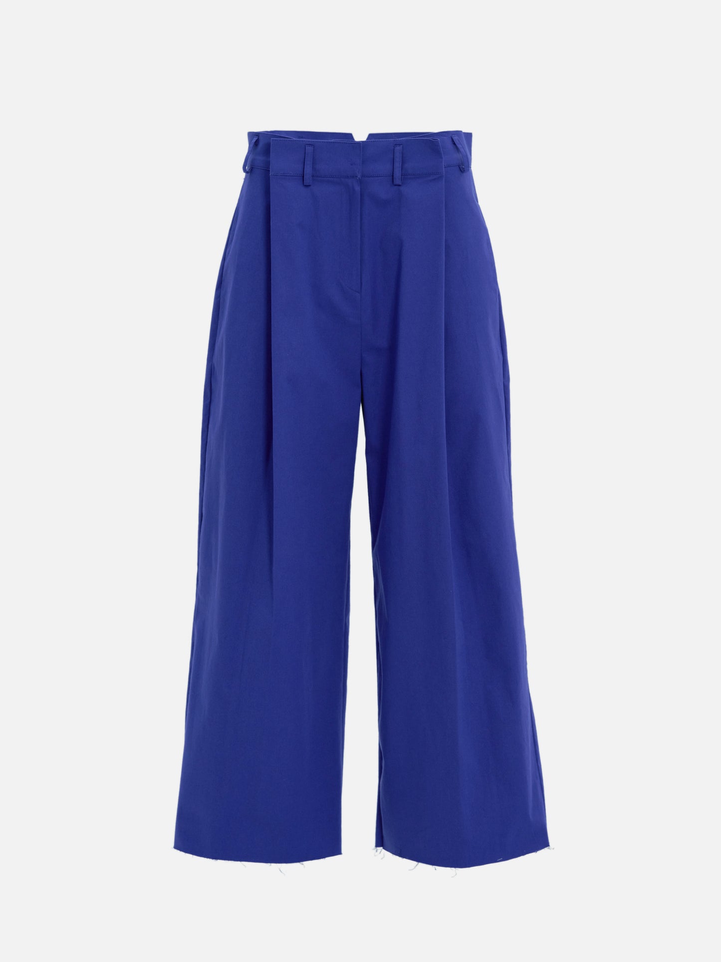 Fold Waistband Trousers, Radiant Blue – SourceUnknown