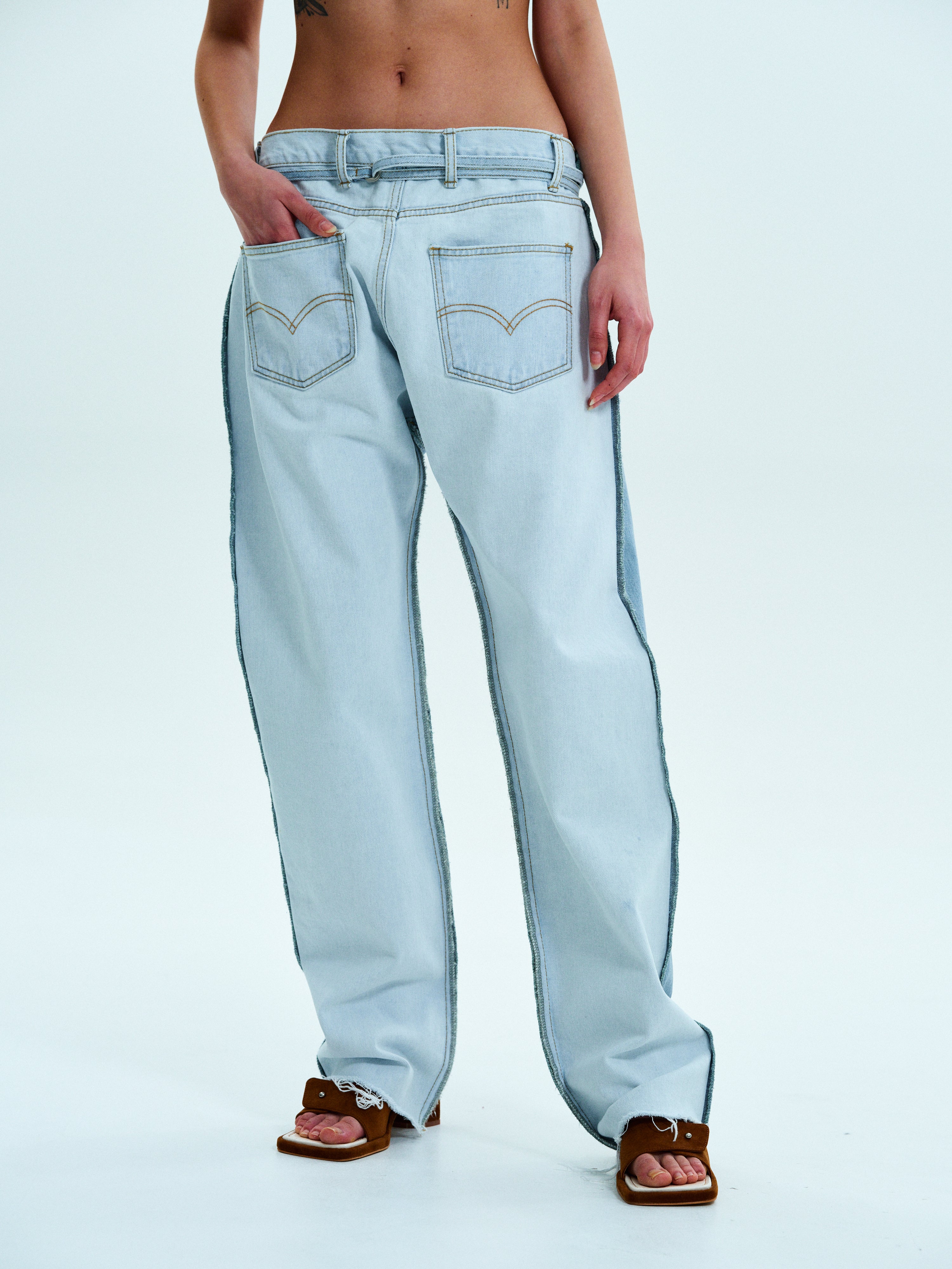 Backwards Jeans, Blue