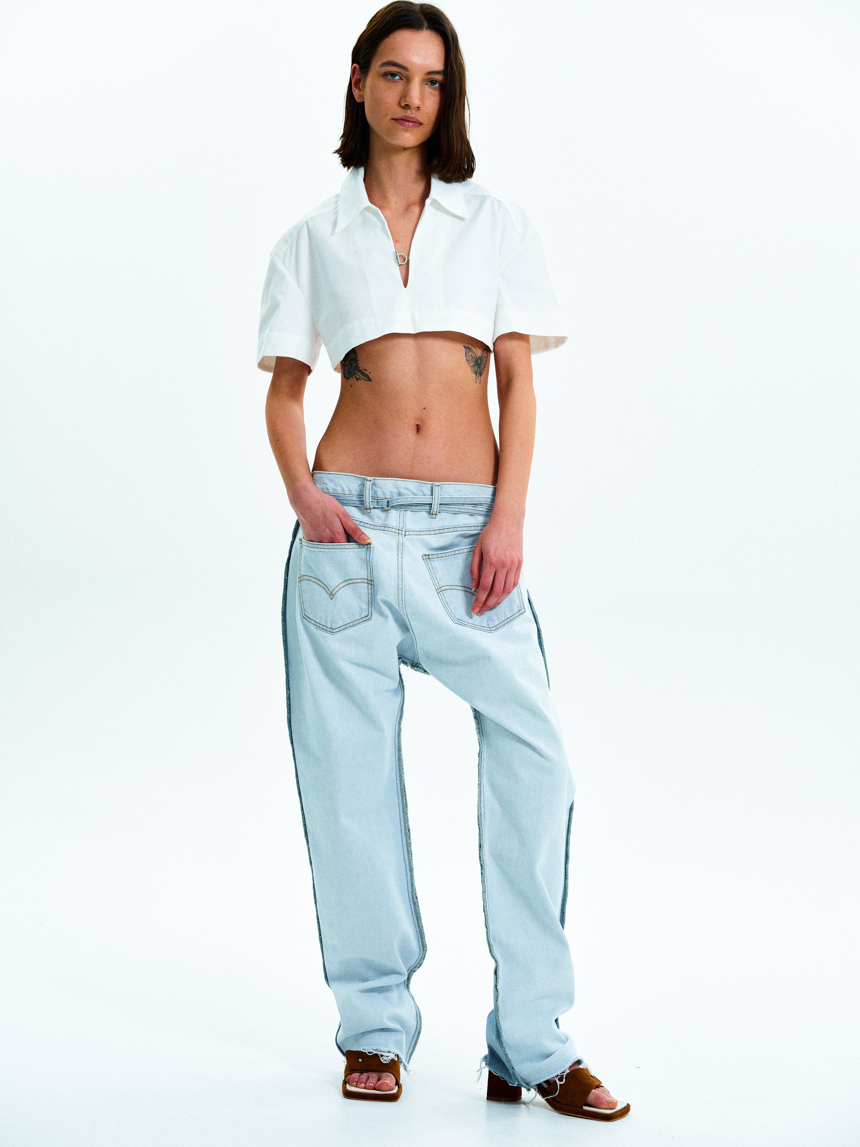 Backwards Jeans, Blue – SourceUnknown