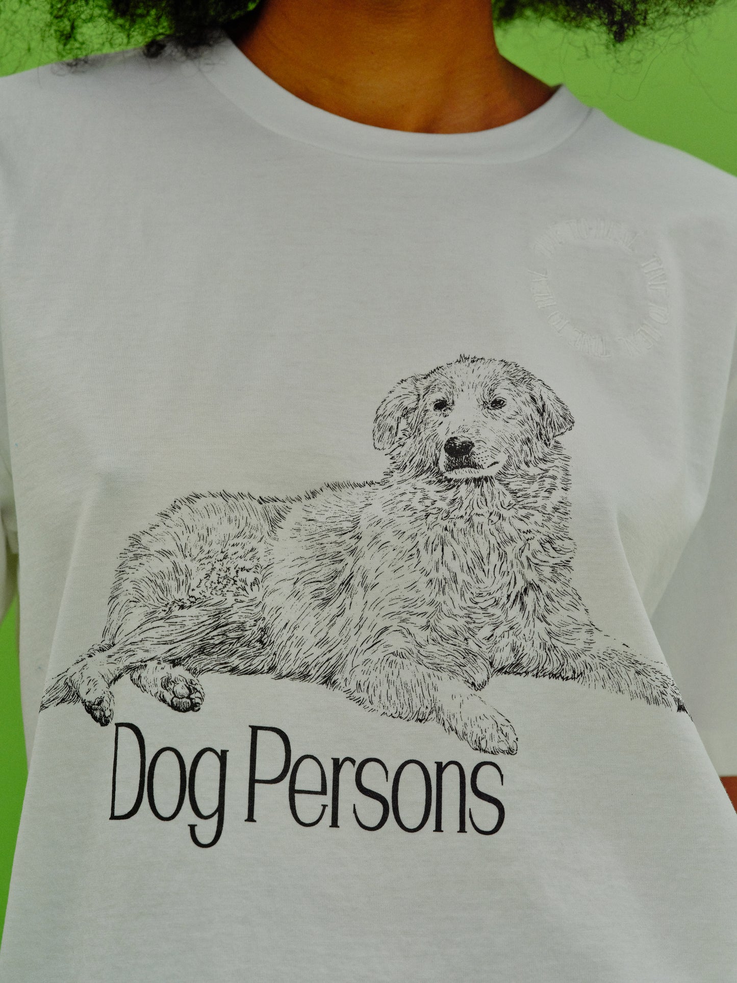 'Dog Persons' T-Shirt, White