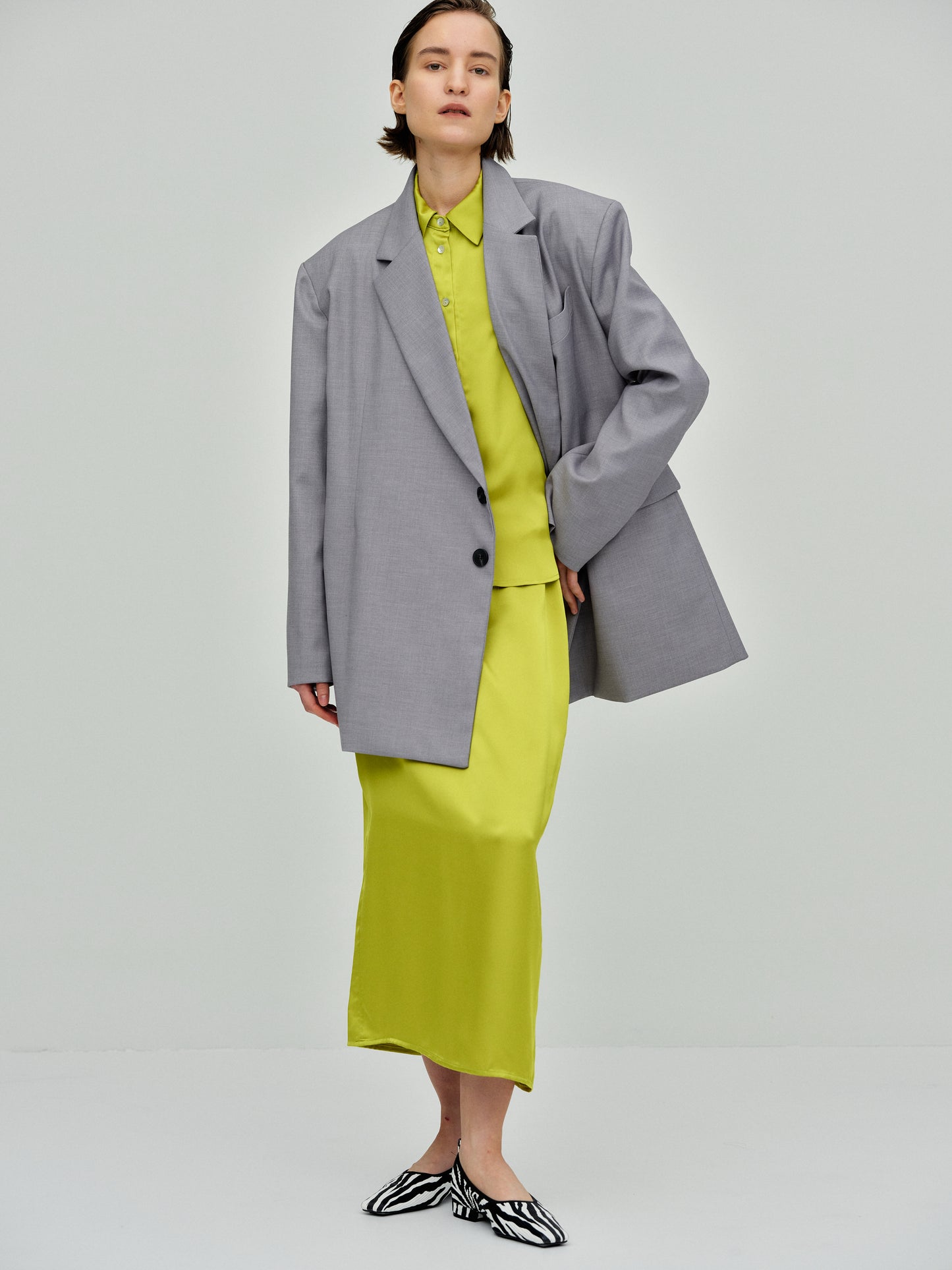 Crepe Oversized Blazer - Our Second Nature