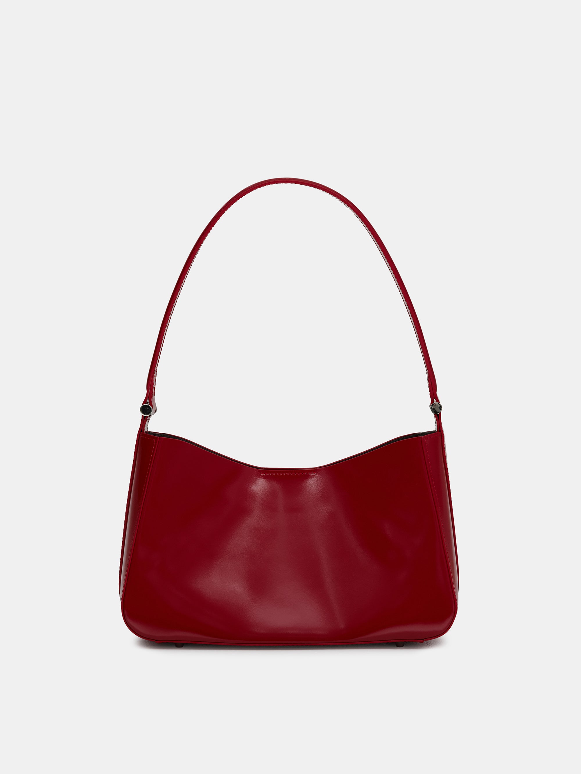 Leather Shoulder Bag, Red – SourceUnknown