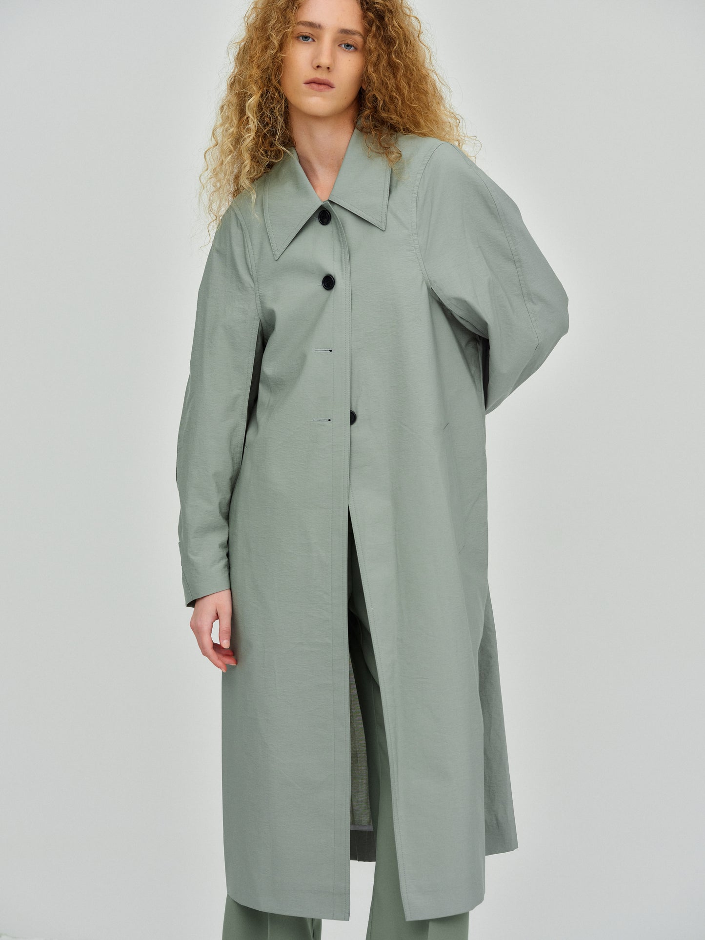 Spring Trench Coat, Oyster