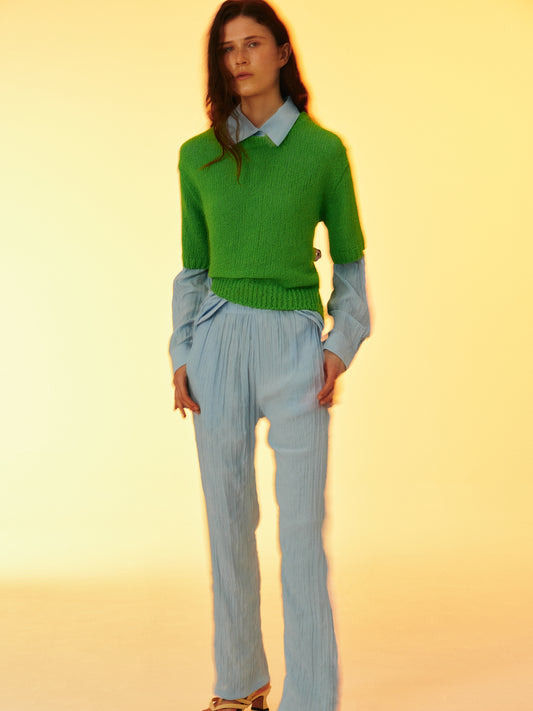 3/4 Sleeve Basic Knit, Parsley